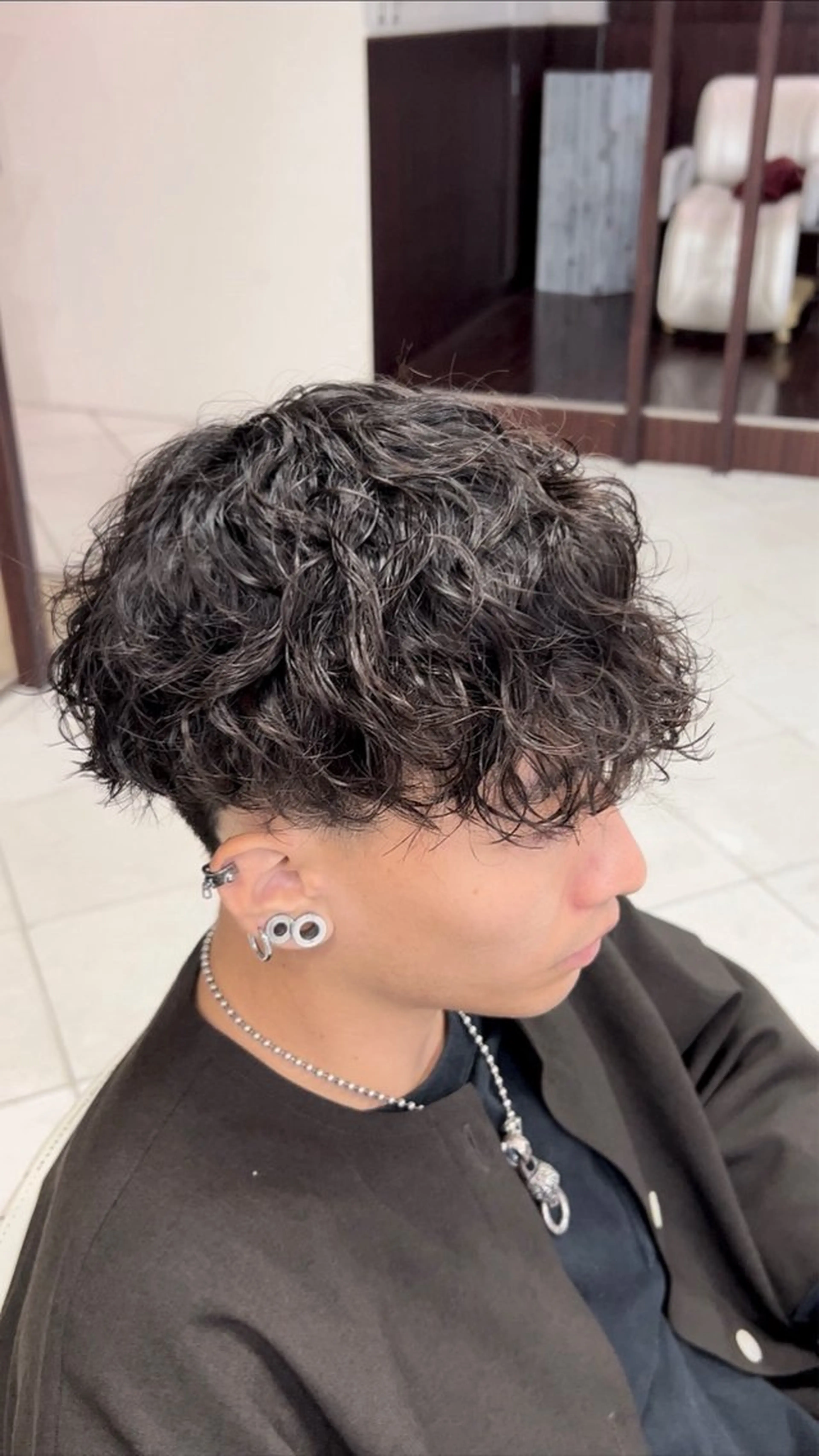 パーマ メンズ メンズパーマ 波巻きパーマ スパイラルパーマ 酸性ストレート特化 メンズも歓迎 細谷のヘアスタイル