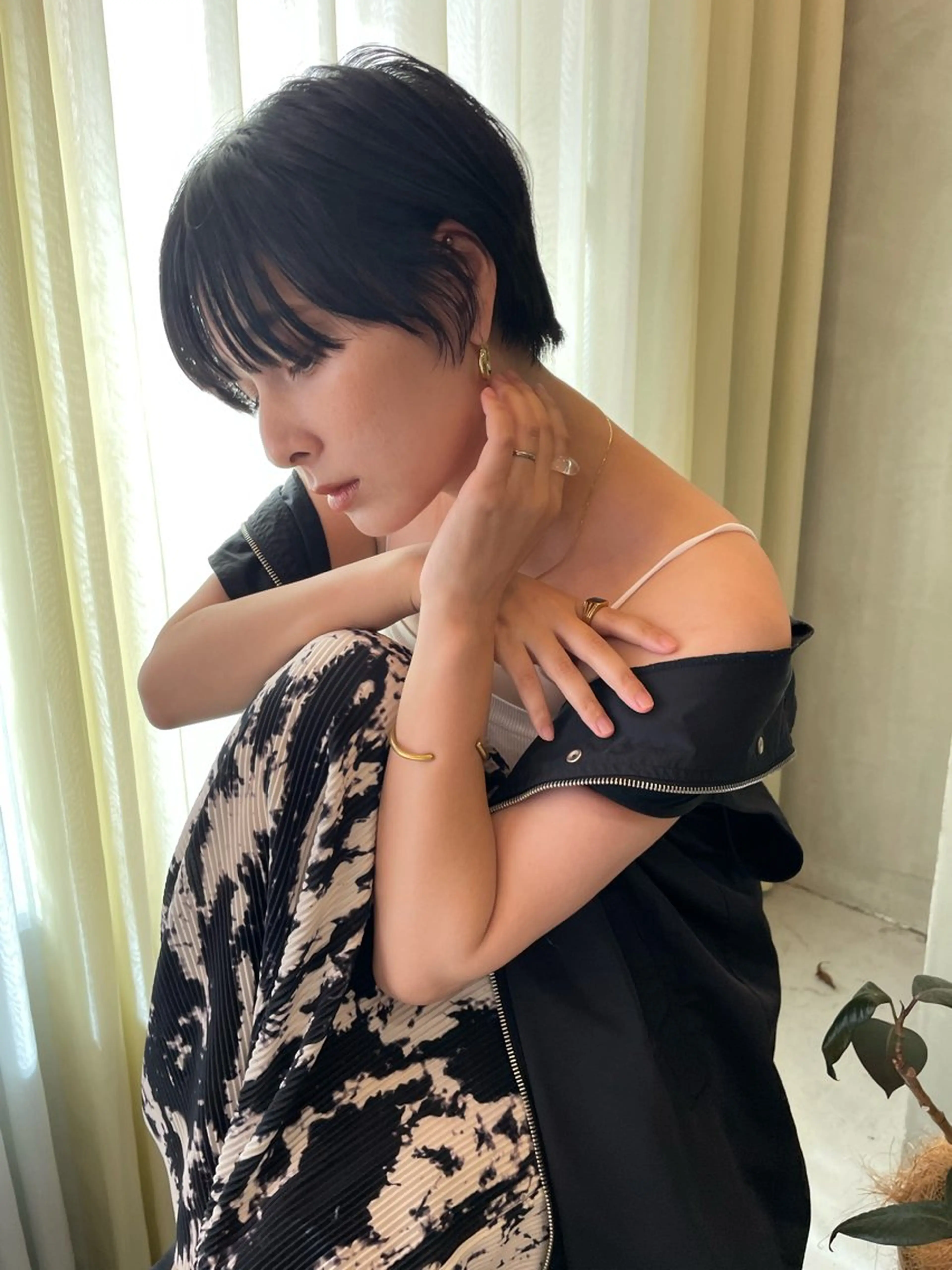 ショート カラー カット ヘアカラー トリートメント ショート/ボブ/ 心斎橋/宮脇美奈のヘアスタイル