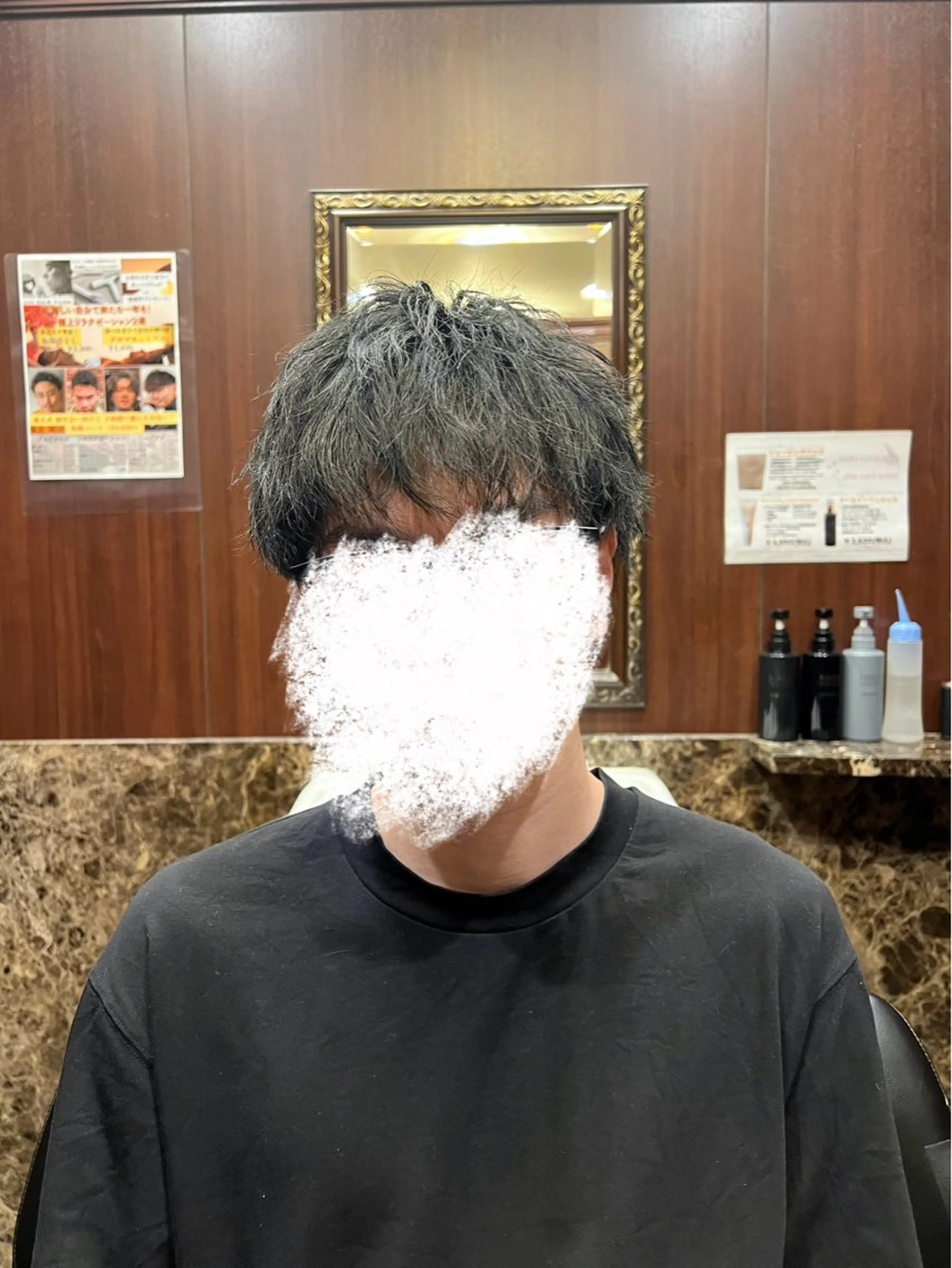 ミディアム 秋山 琳太のヘアスタイル