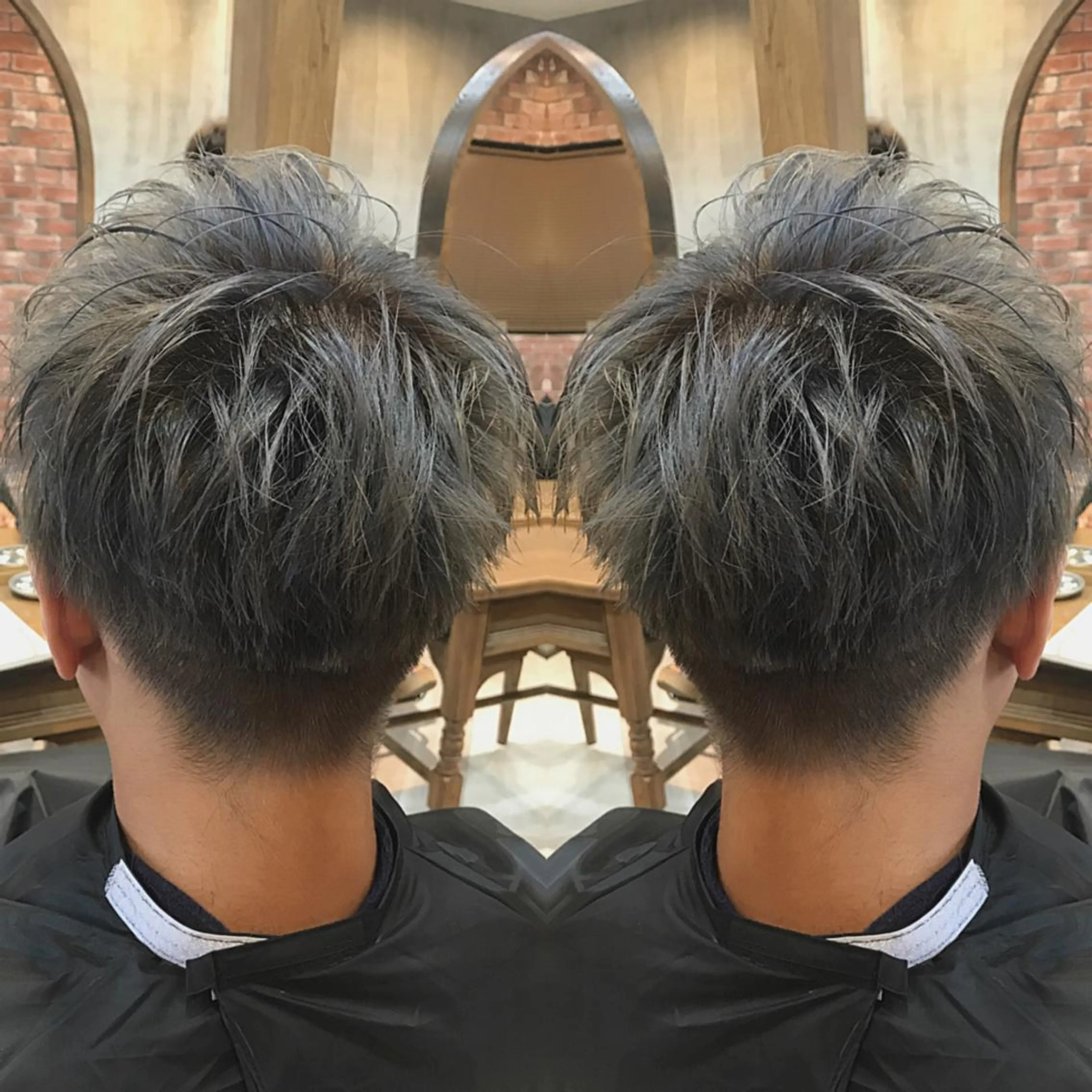 ショート カラー カット ヘアカラー トリートメント 重政 和樹のヘアスタイル