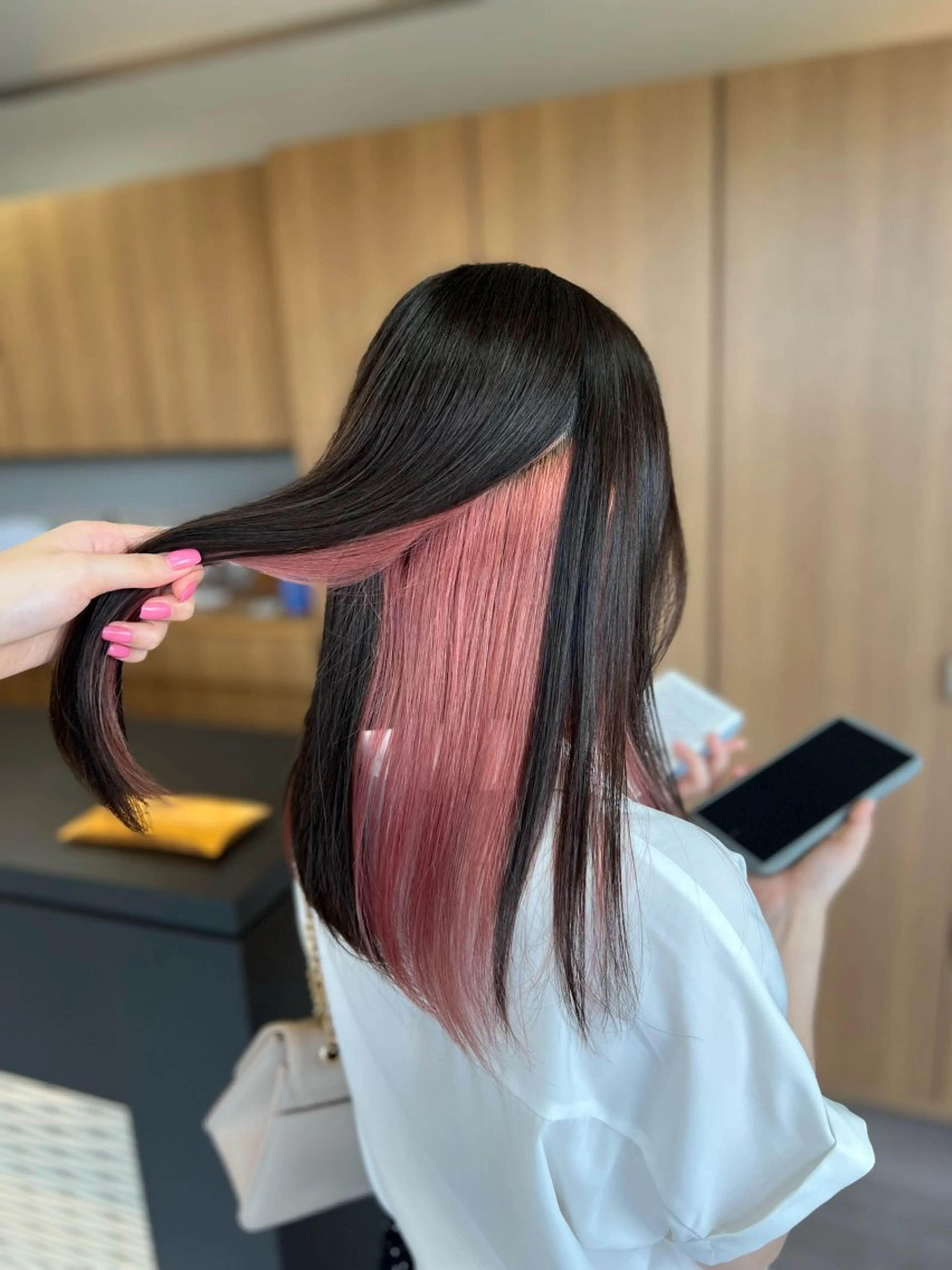 ミディアム ヘアカラー arika ミズキのヘアスタイル