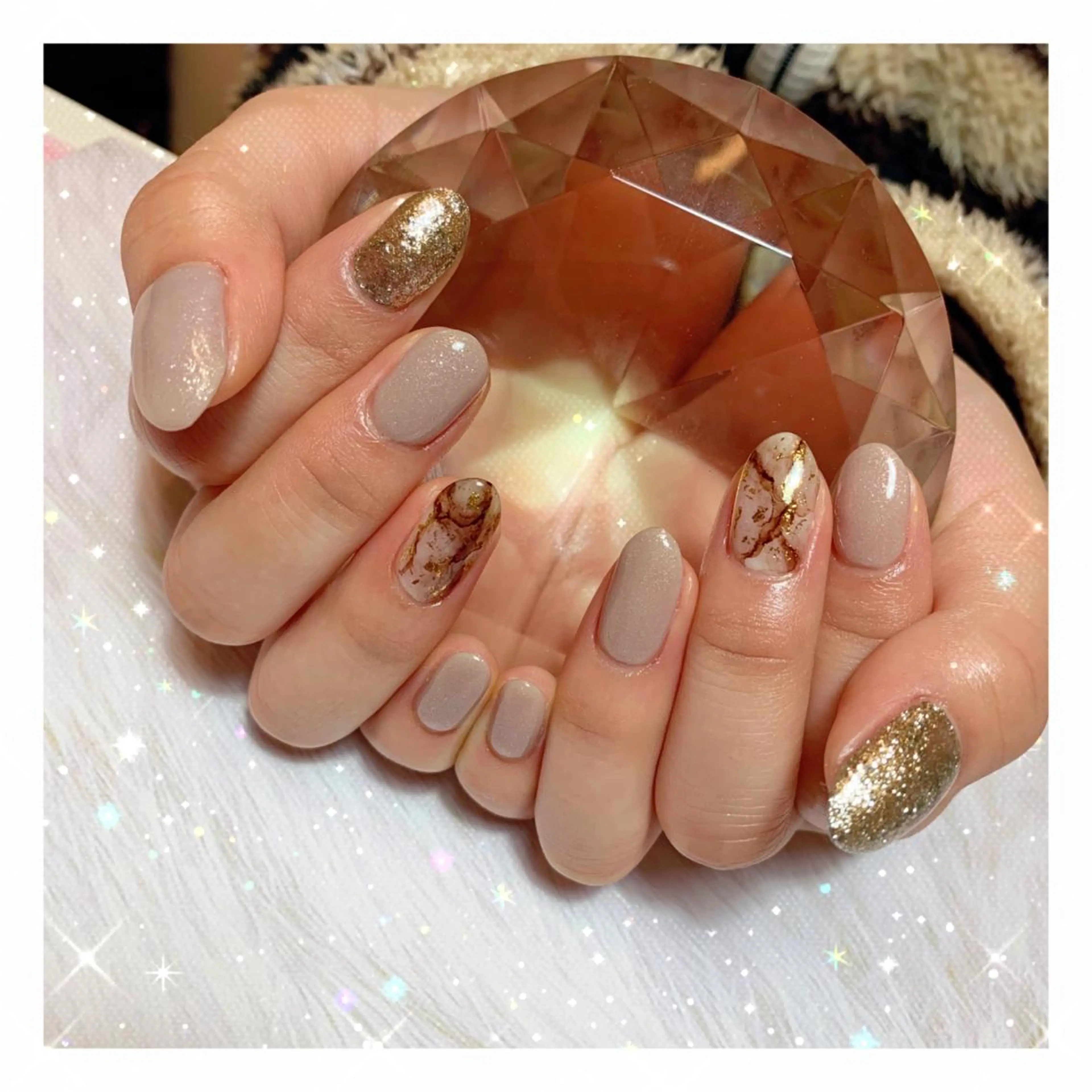 ネイル 大理石ネイル(マーブル) C's coffretのネイルデザイン