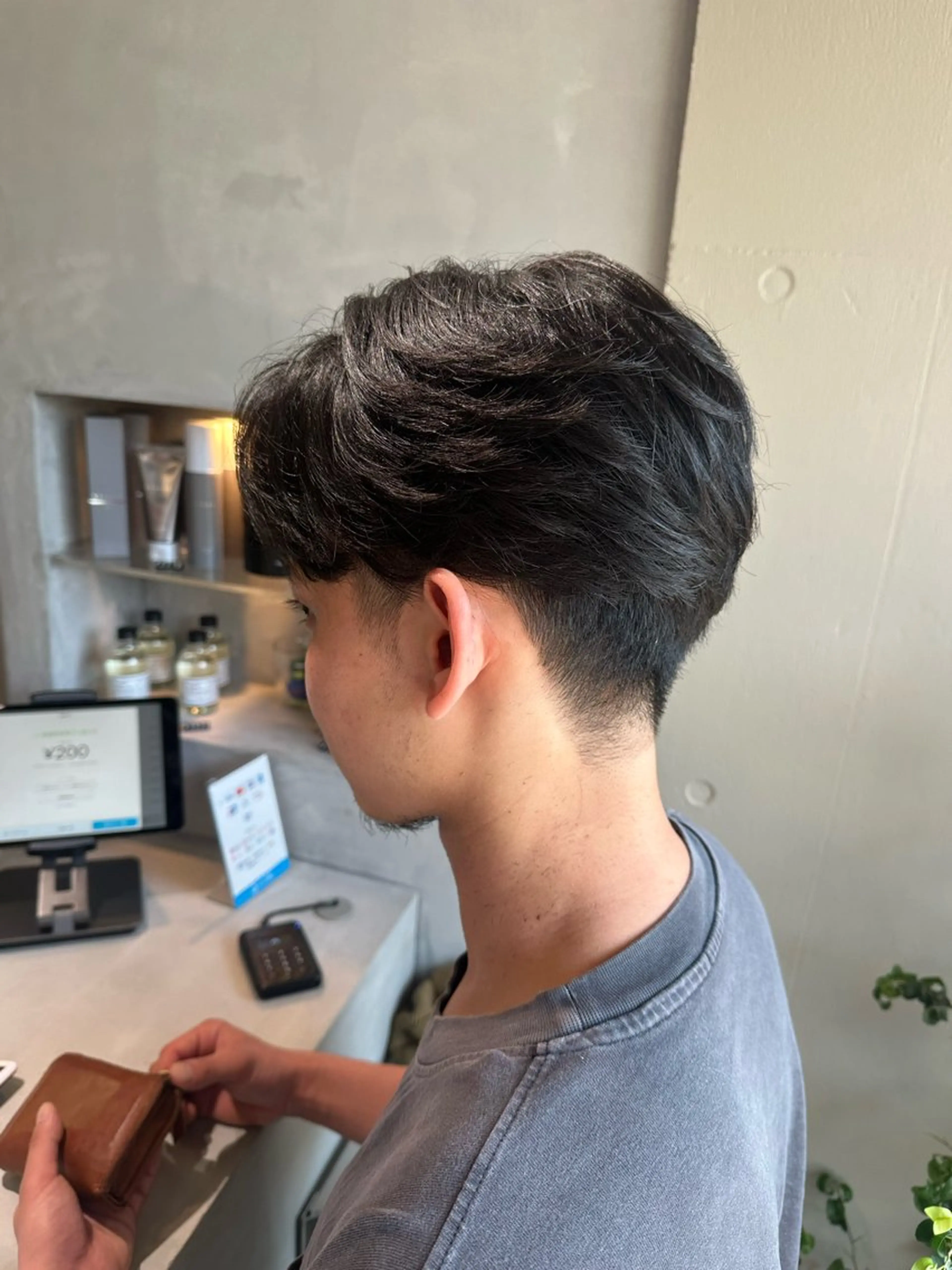 ショート カット ヘッドスパ 加納 孝也のヘアスタイル