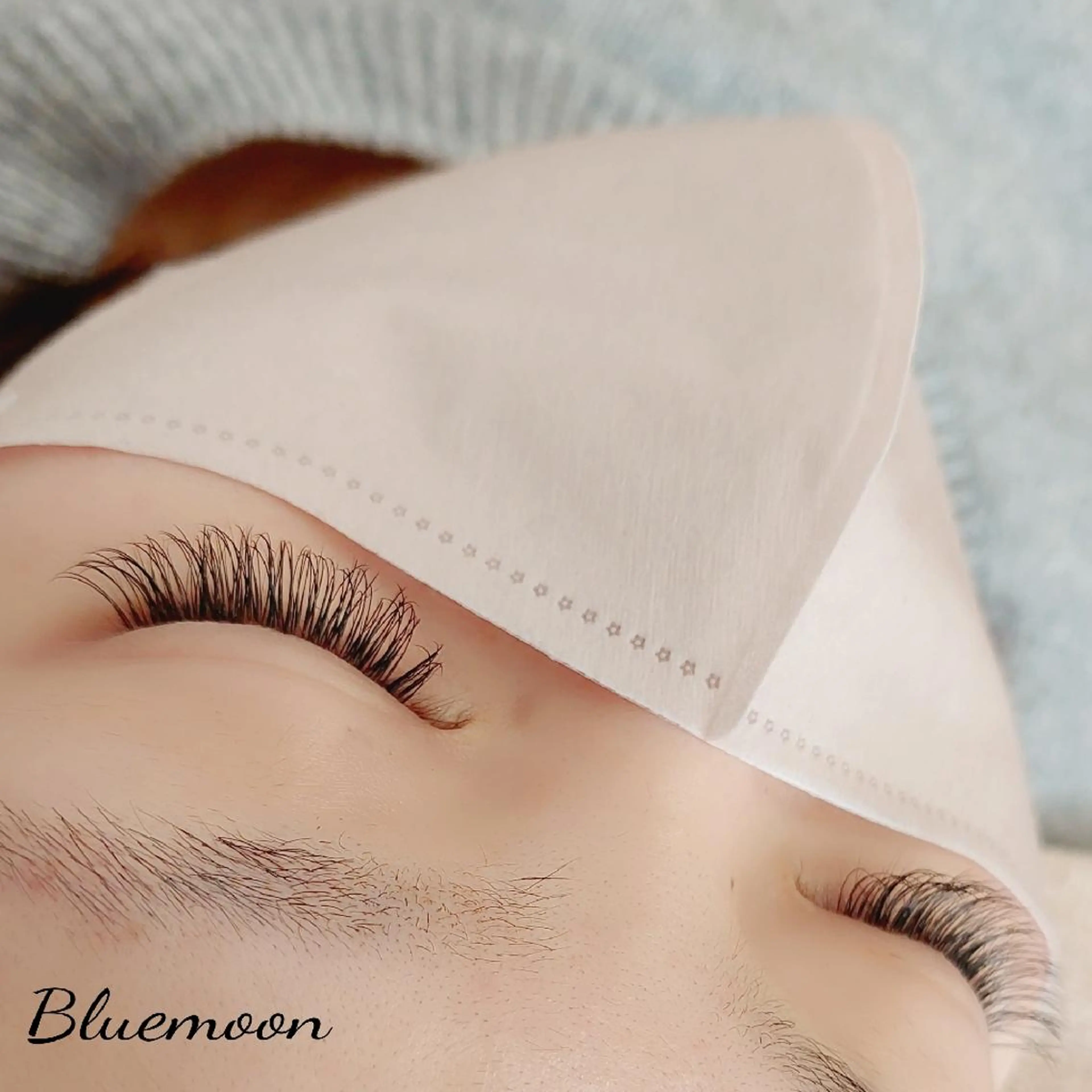 マツエク・マツパ 付け放題 フラットラッシュ Bluemoon所属・Blue moonのマツエク・マツパデザイン