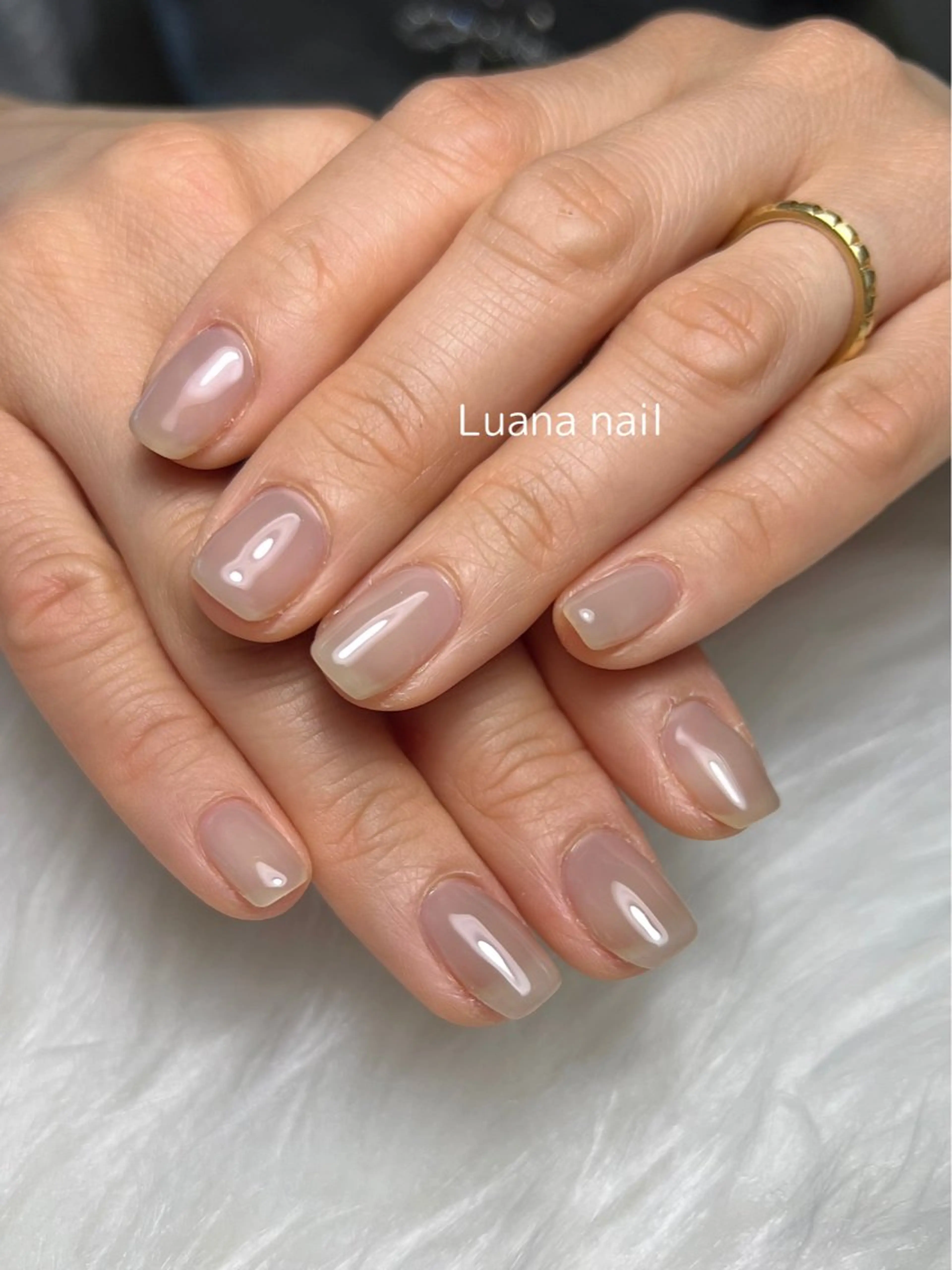ネイル ワンカラーネイル Luana nailのネイルデザイン