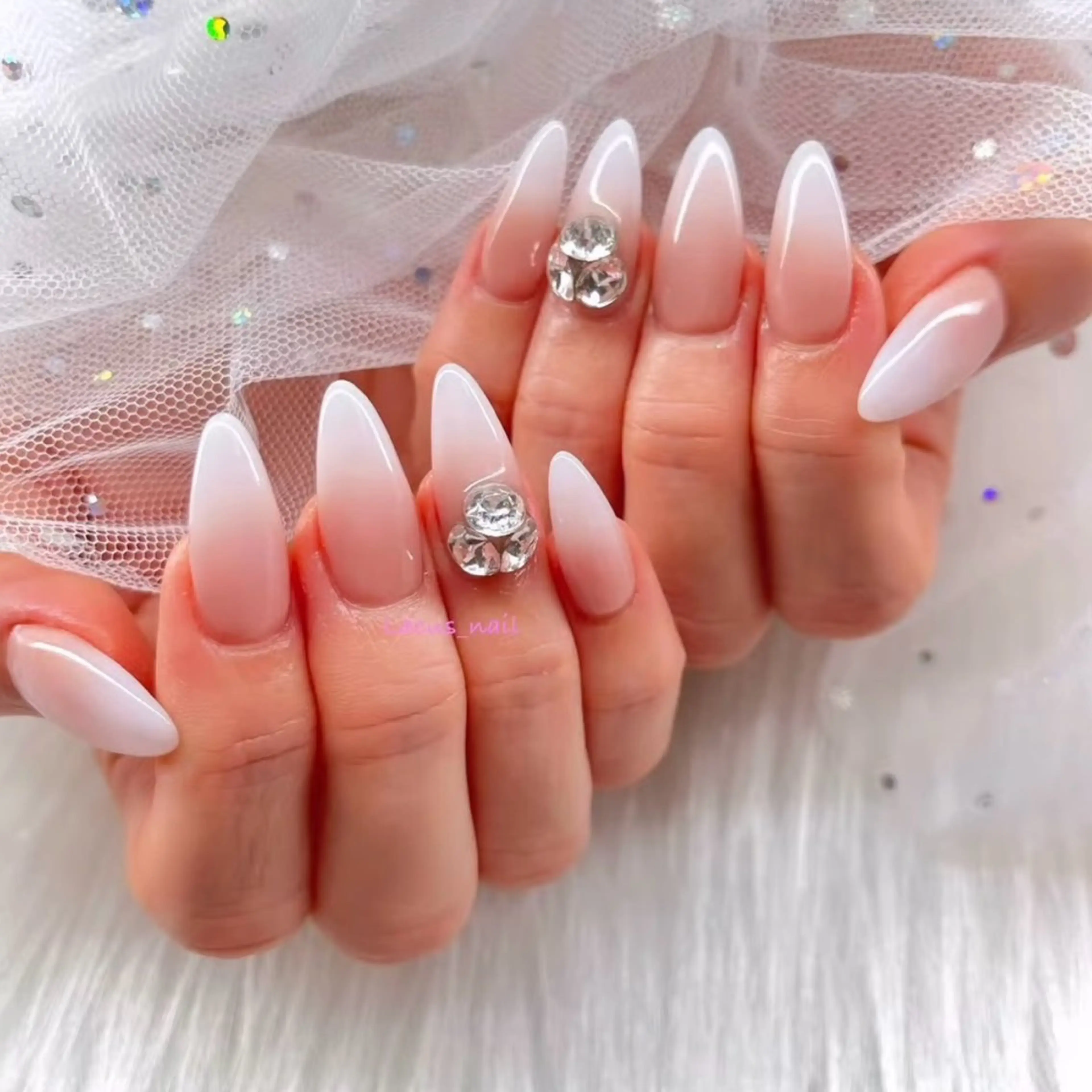 ネイル アートネイル スカルプネイル Nail Salon Lacusのネイルデザイン
