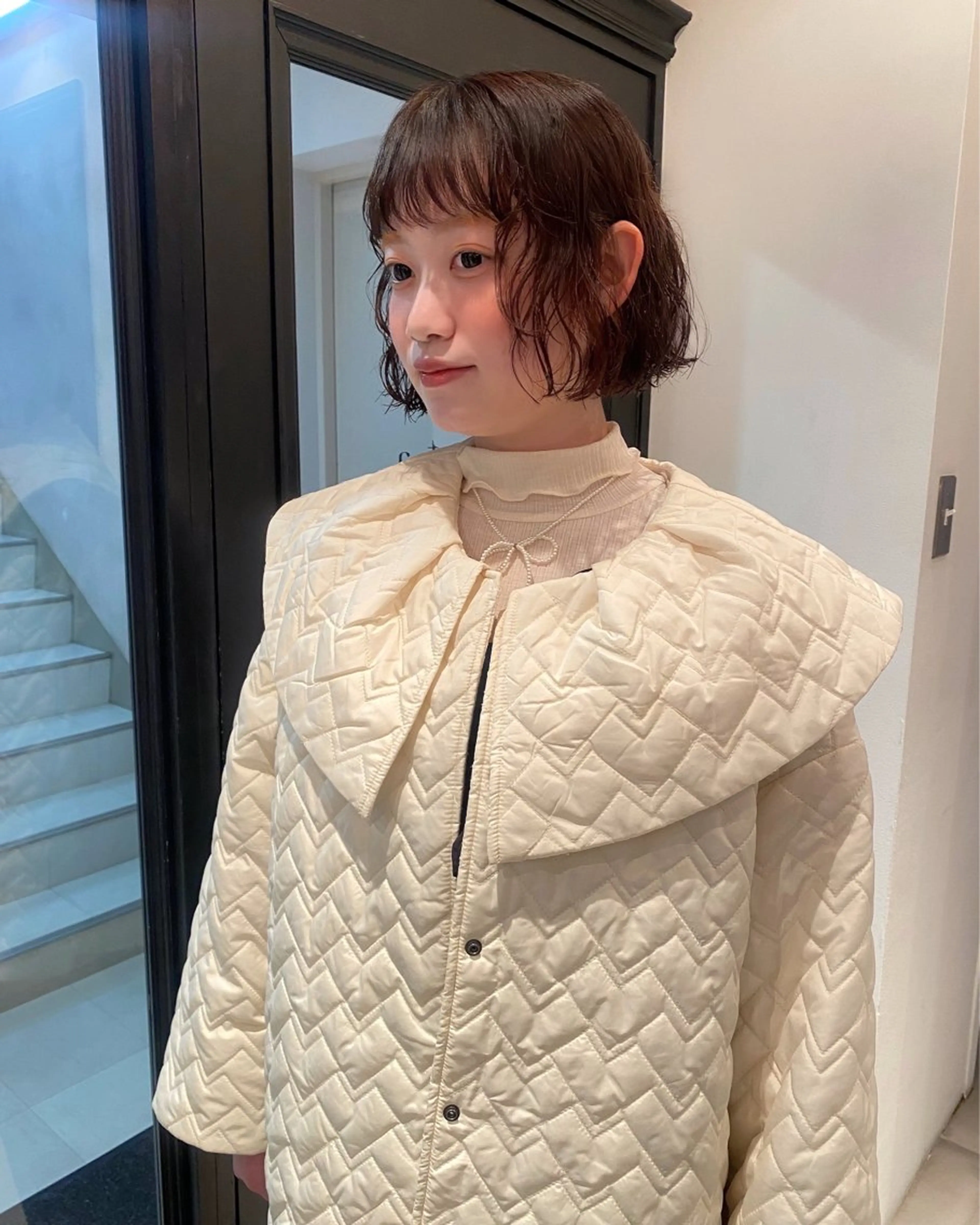 ショート パーマ riria/ボブ /透明感カラー🎀のヘアスタイル