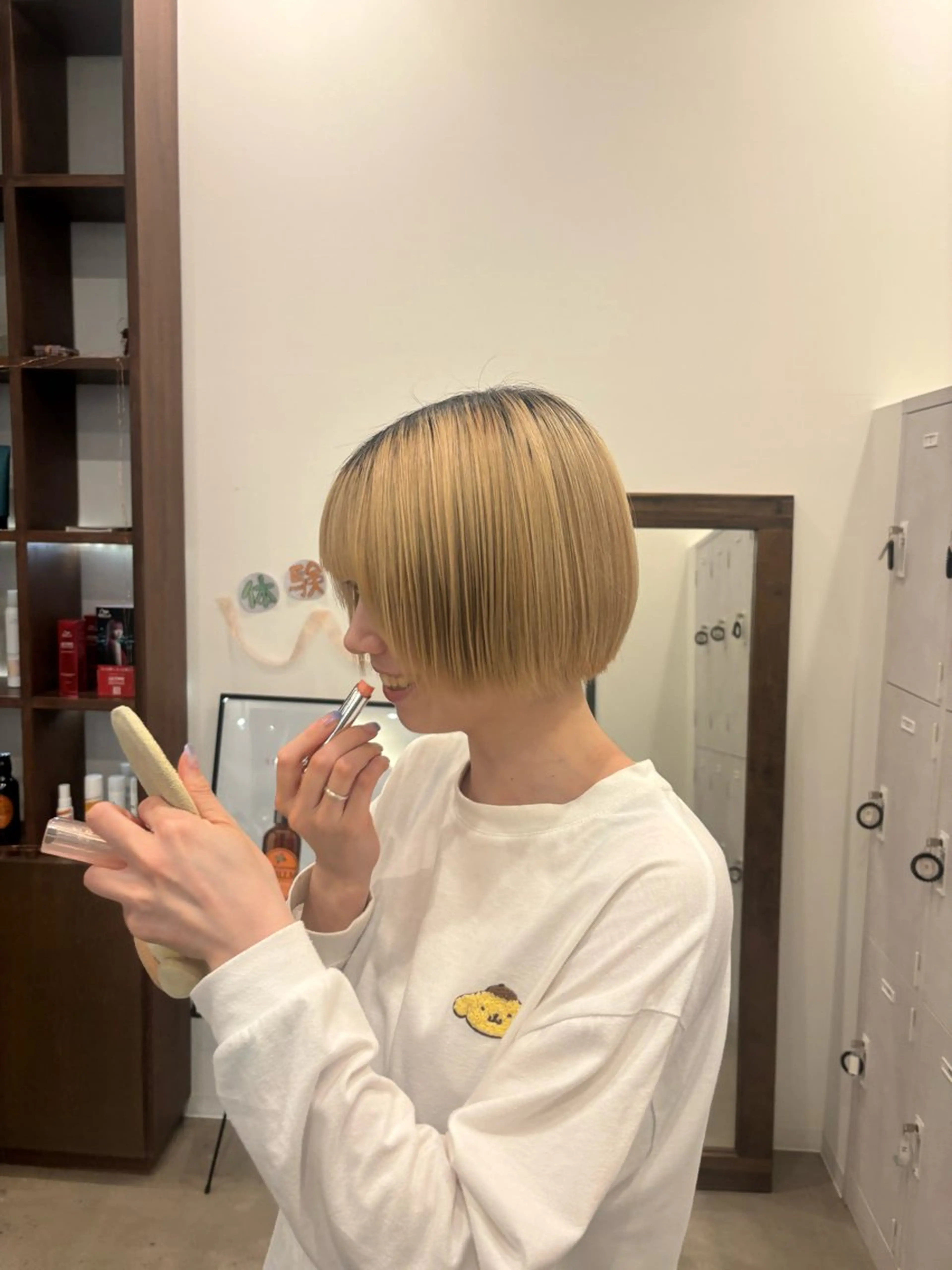 ショート 切りっぱなしボブ ボブ ショートヘア 佐藤 優里のヘアスタイル