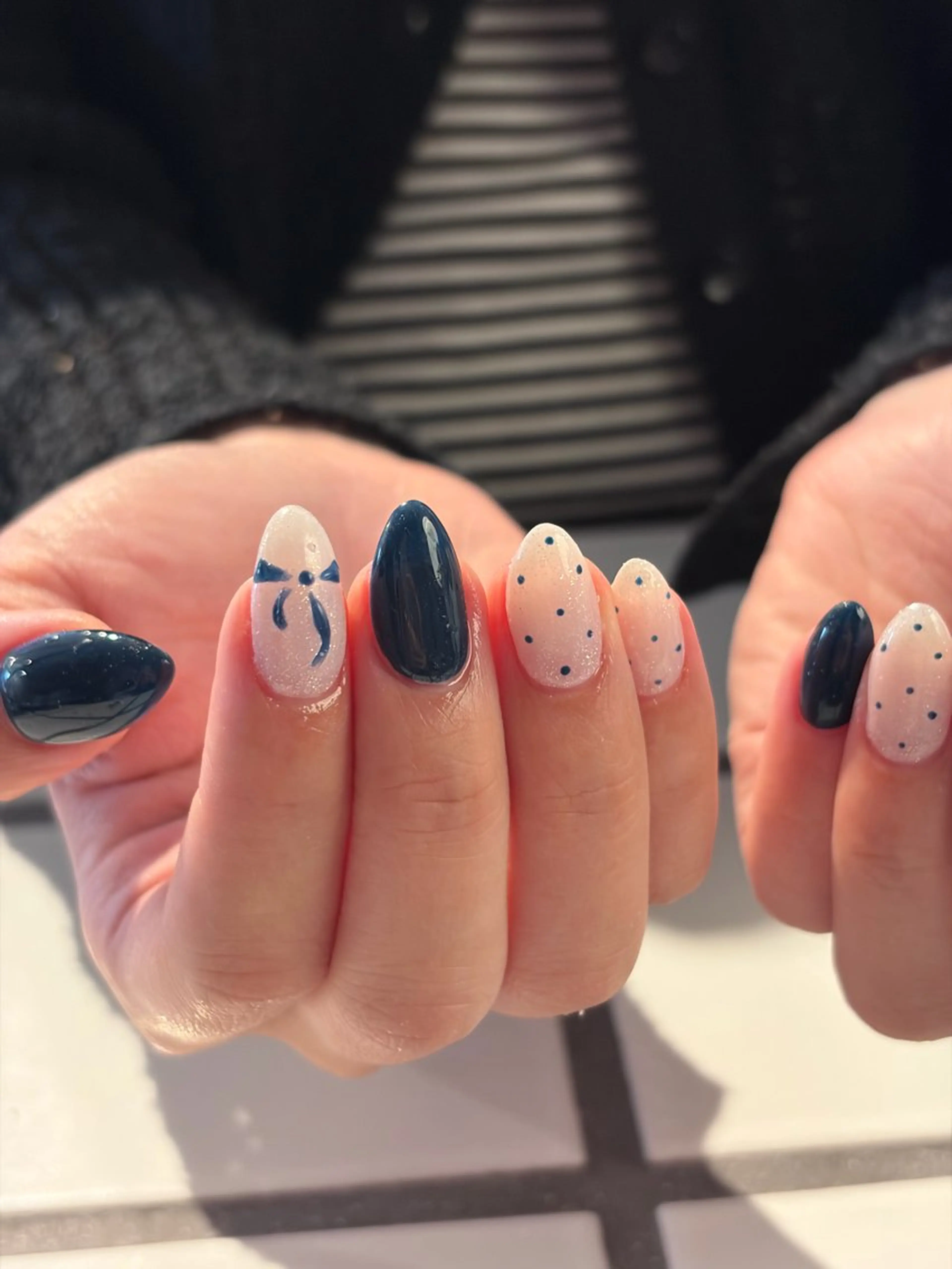 ネイル ハンドネイル ももJr.JELLO 🍑表参道NAILのネイルデザイン