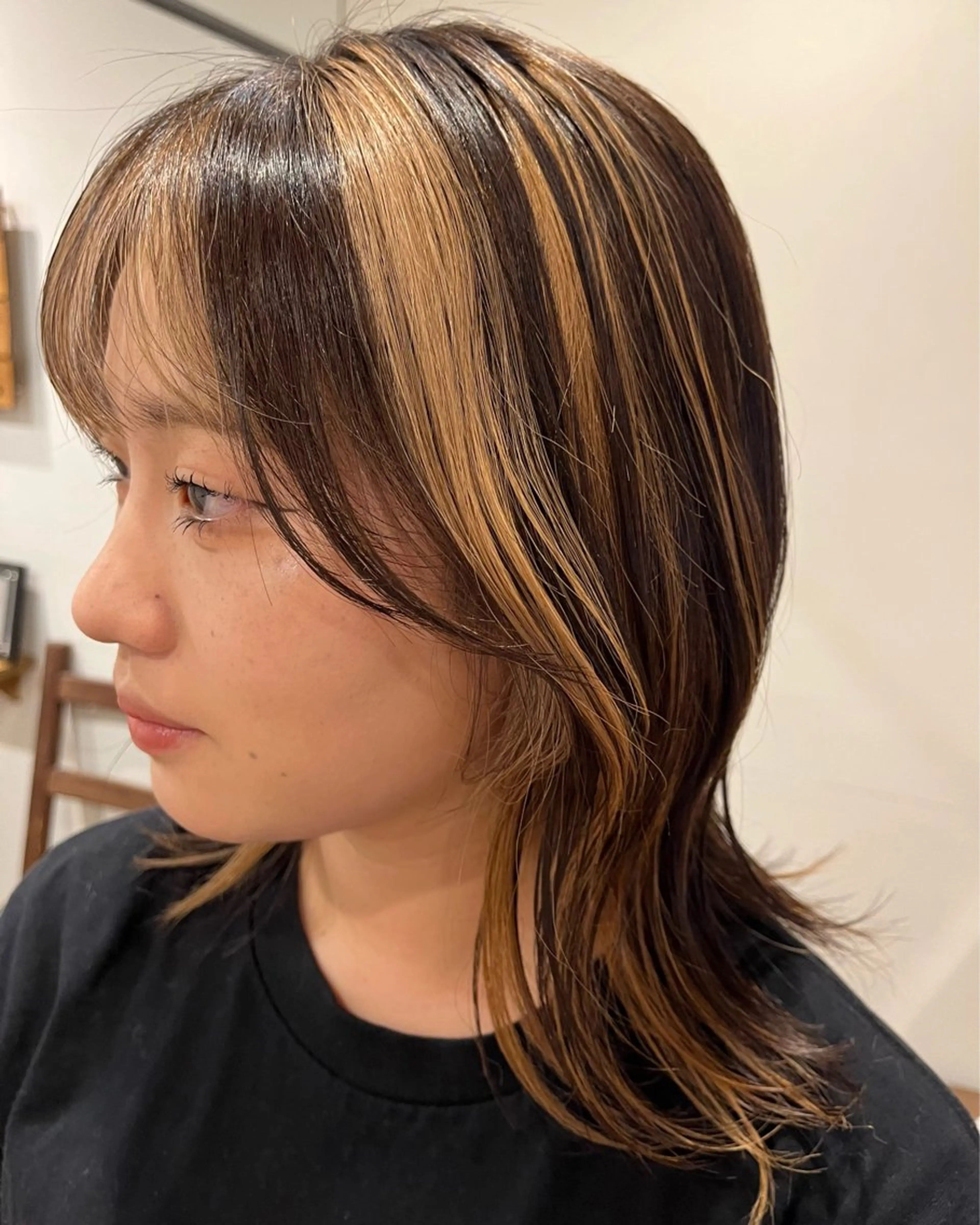 ミディアム china/ボブ /似合わせカラーのヘアスタイル