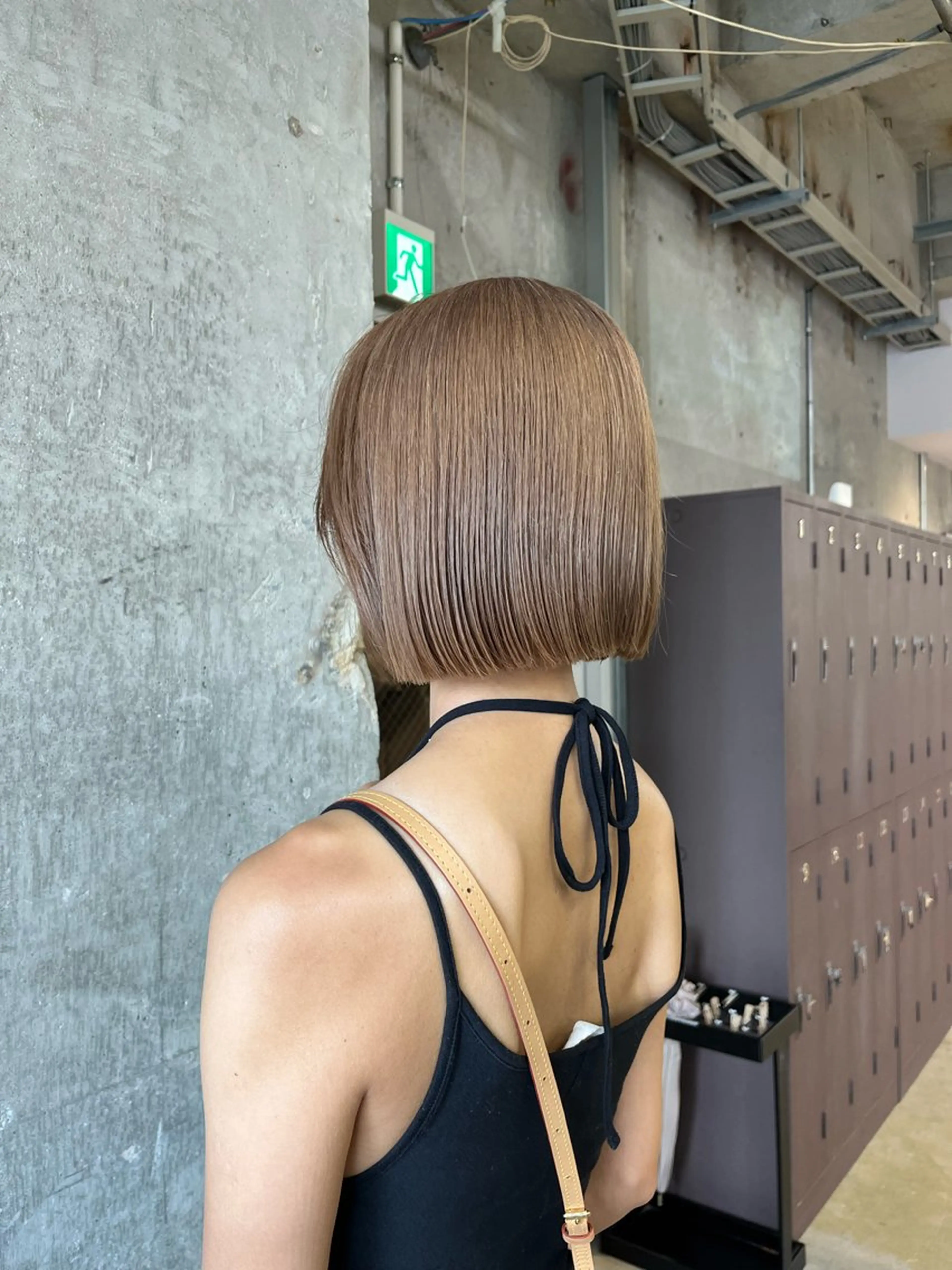 ミディアム カラー ブリーチ カット ヘアカラー トリートメント 小木曽智美 /ボブ/ショートのヘアスタイル