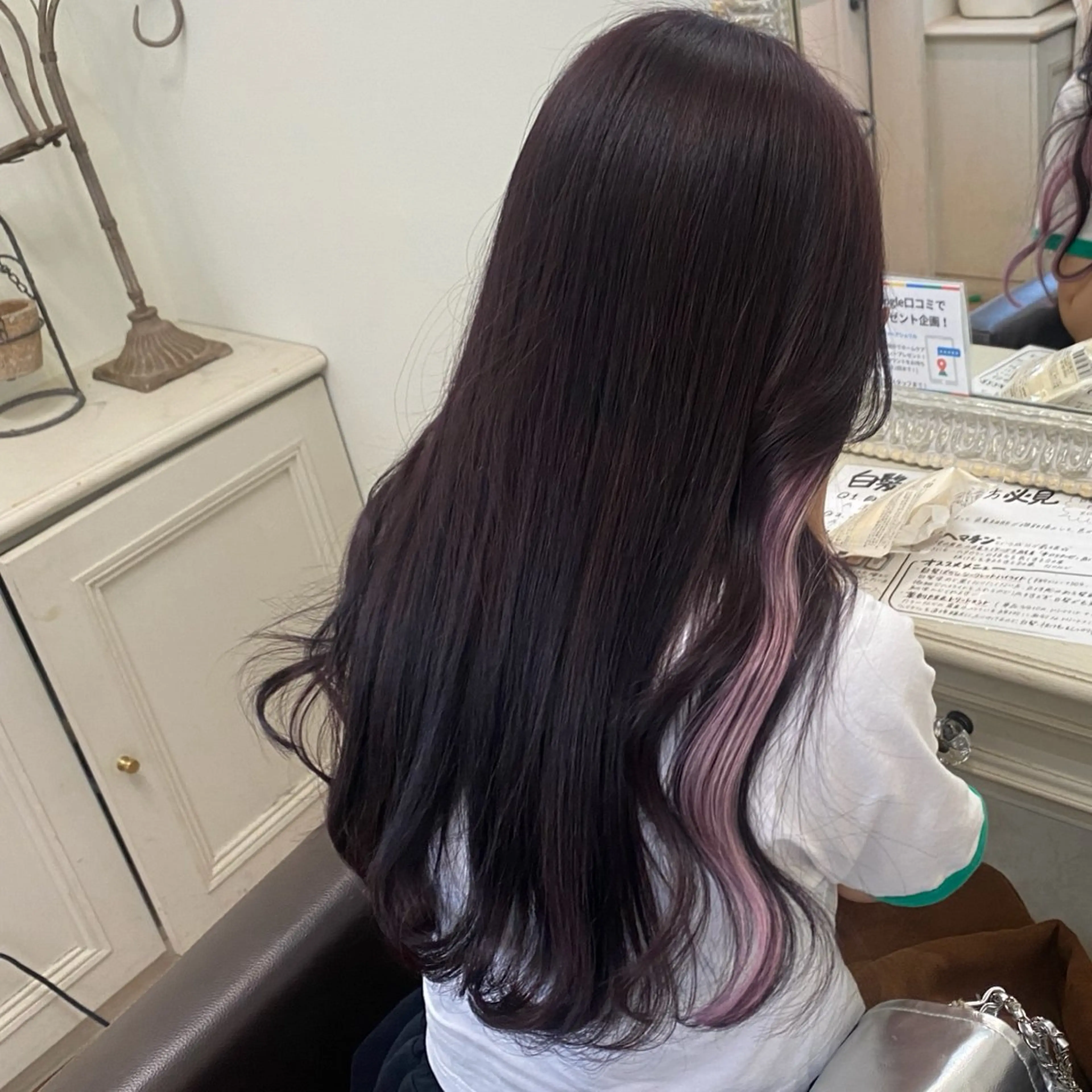 ロング カラー カット ヘアカラー 【nui 茨木】 原田美紅のヘアスタイル