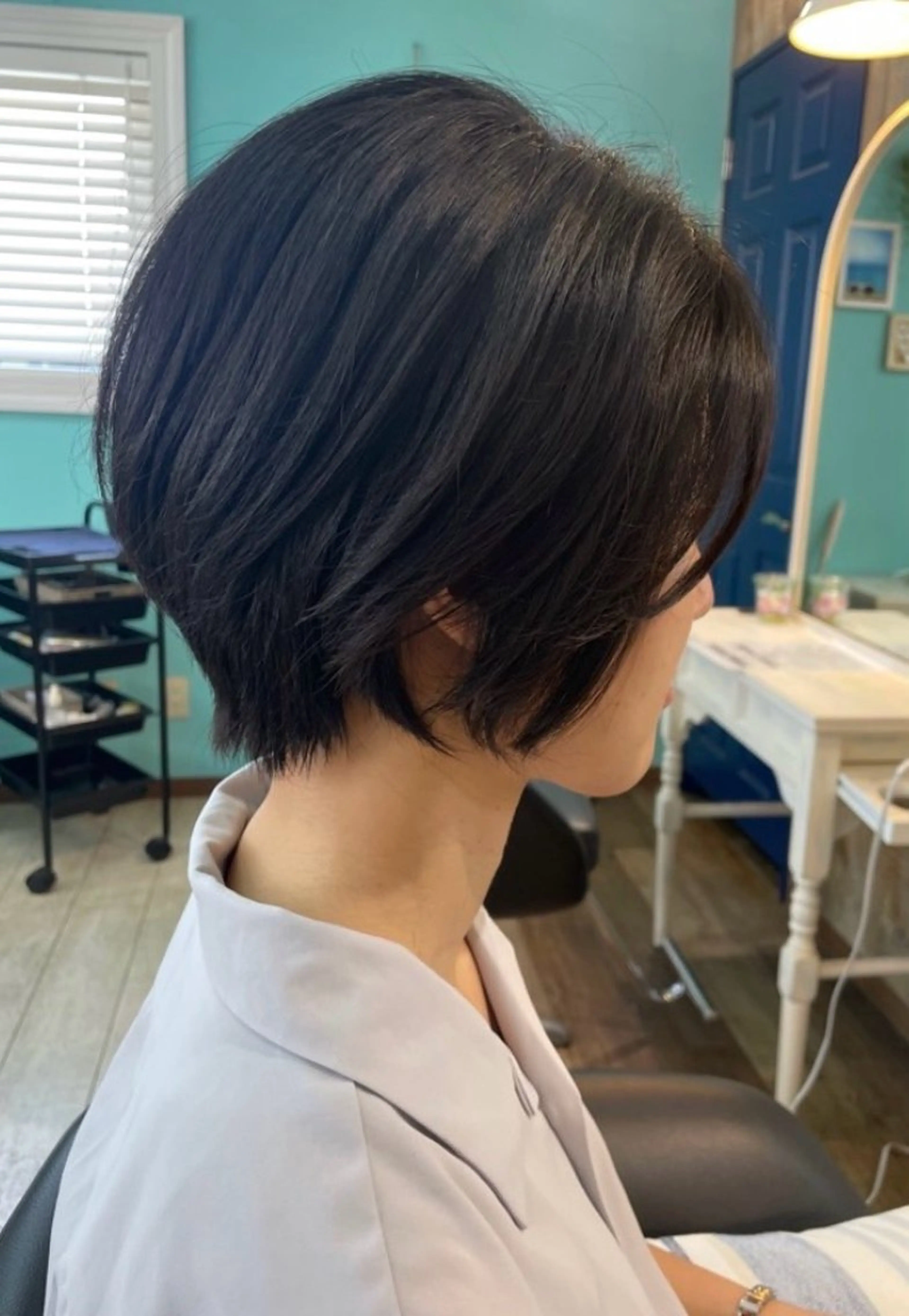 ショートボブカット➕4stepトリートメントの写真