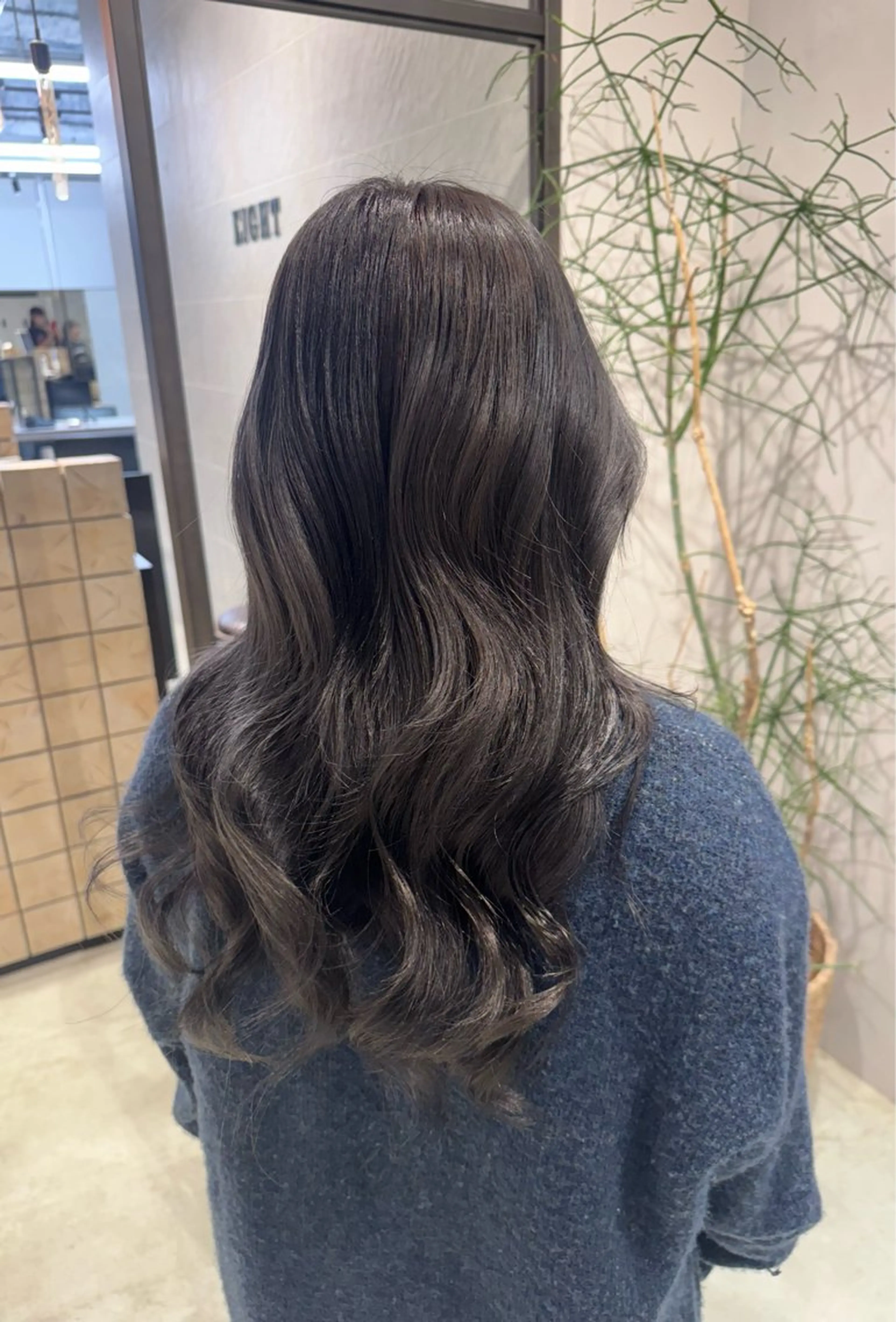 カラー 透明感カラー グレージュ カット ヘアカラー トリートメント 透明感カラー✨艶髪 制作🌱山根あゆみのヘアスタイル