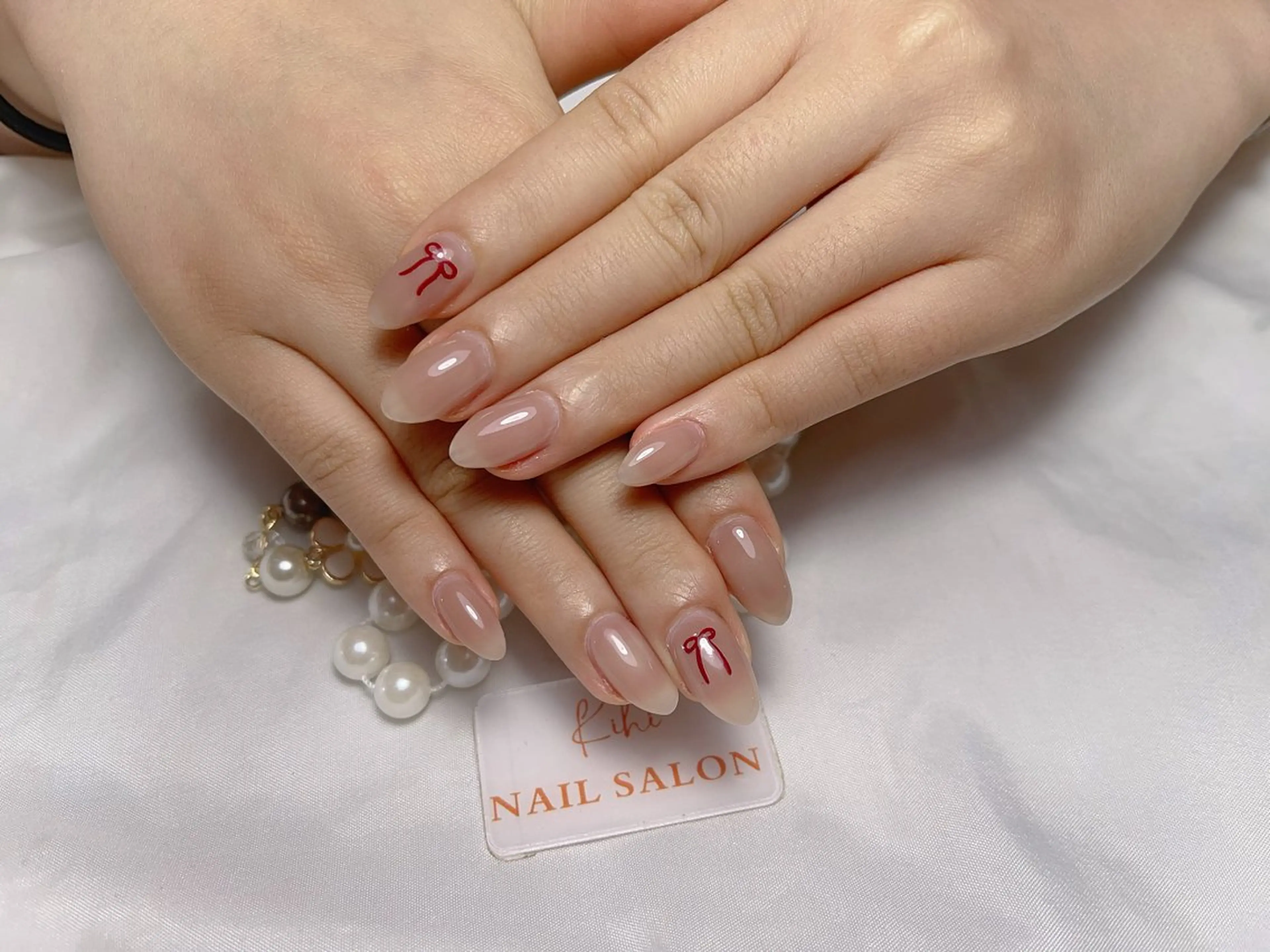 ネイル アートネイル フレンチネイル ジェルネイル グラデーション 韓国ネイル ハンドネイル 💕鈴木ユリ パラジェル/オフ無料のネイルデザイン