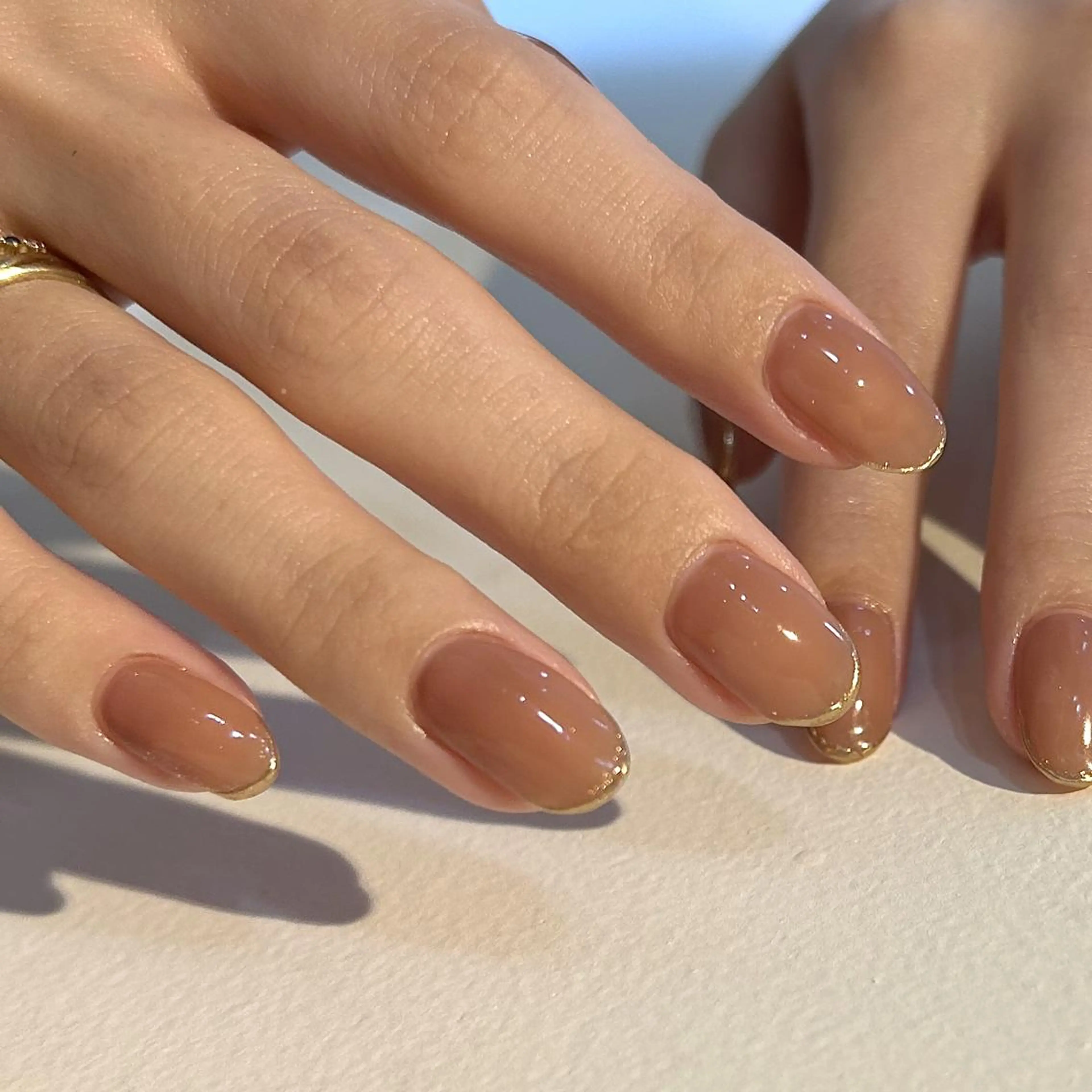 ネイル アートネイル シンプルネイル 冬ネイル ハンドネイル 大阪/堀江ニュアンス KANONのネイルデザイン