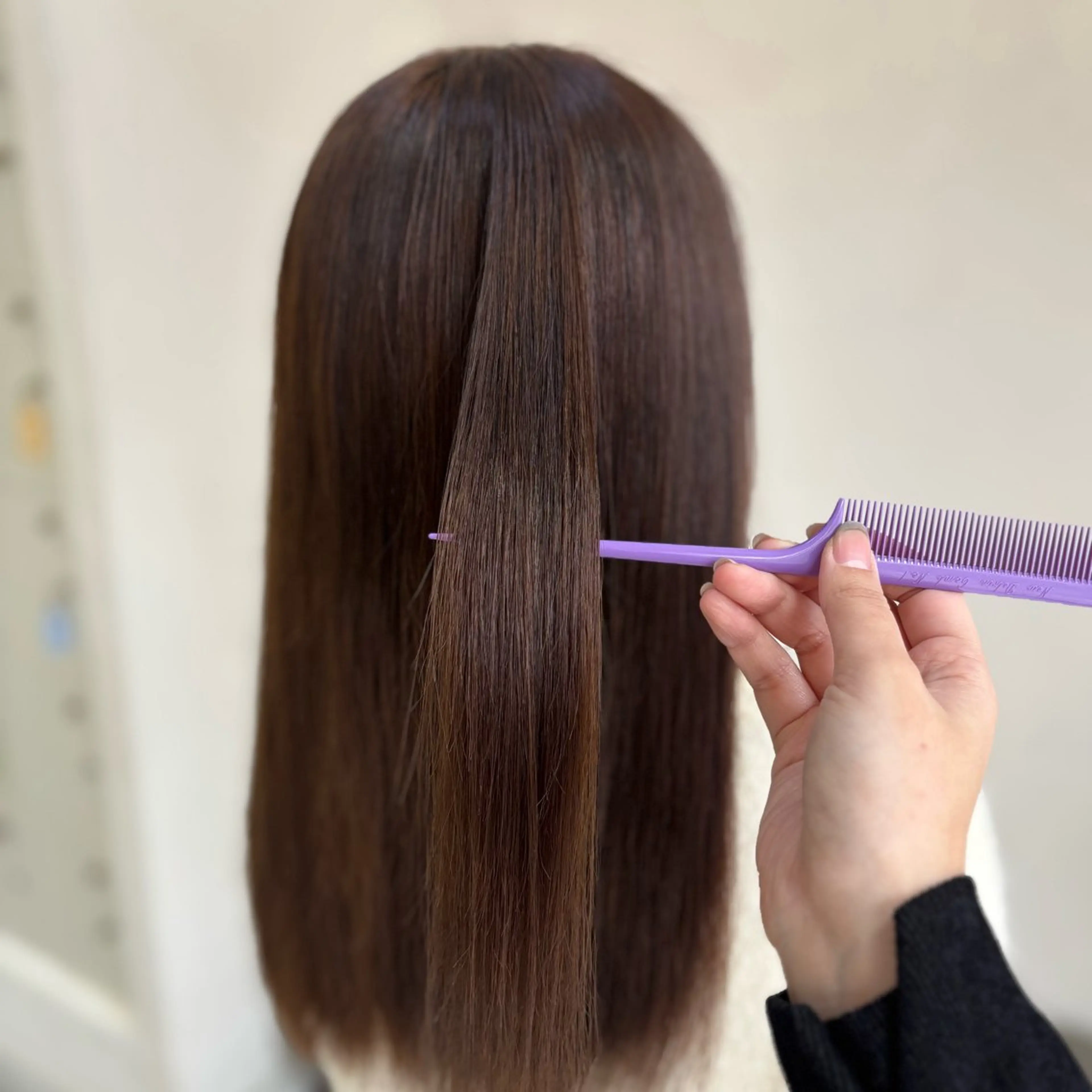 【平日限定】サラサラストレート+さらつやトリートメント✨️ ※カットなしの写真