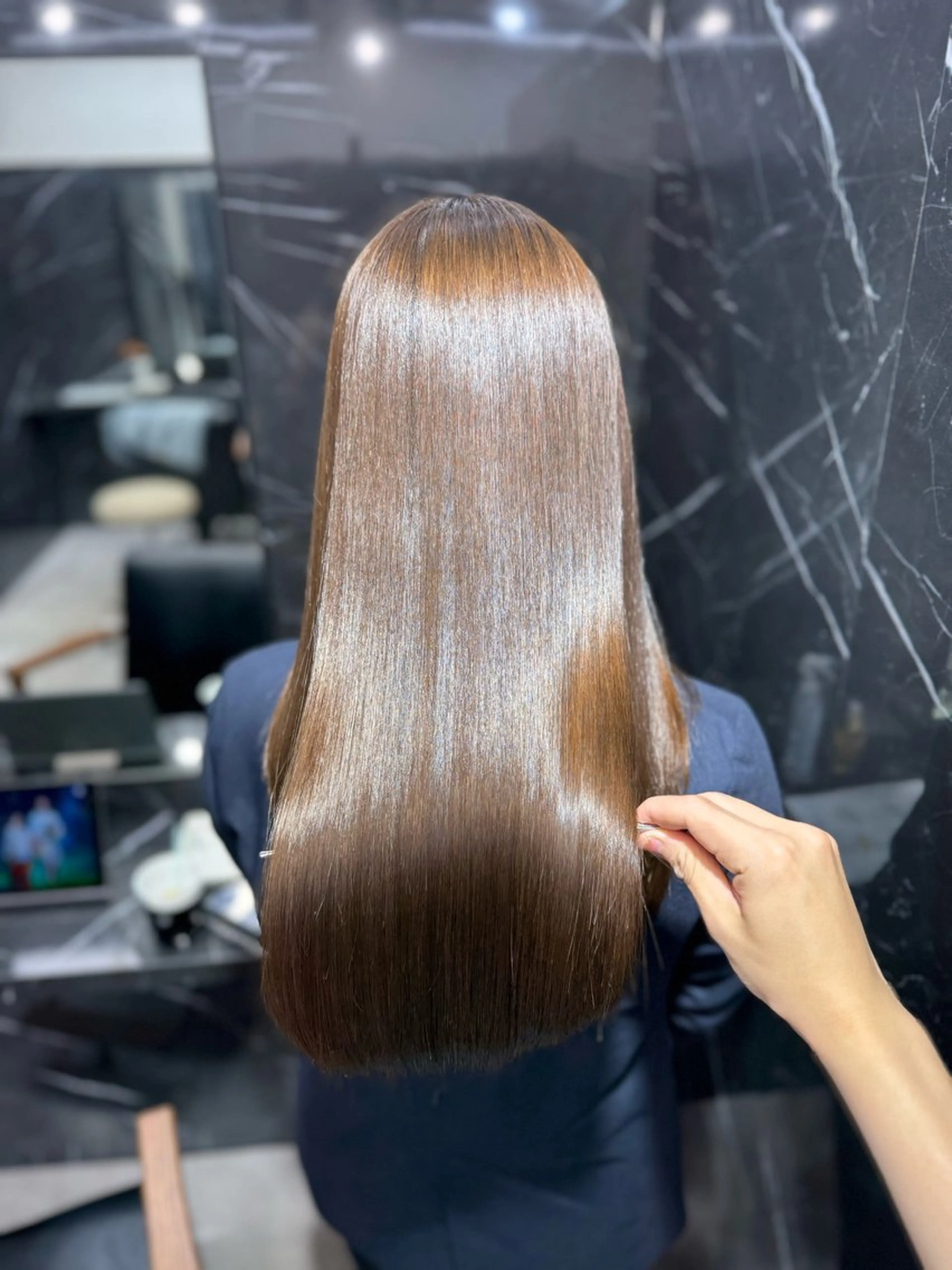 ロング JIN|乾かしただけ 美髪矯正本格髪質改善のヘアスタイル