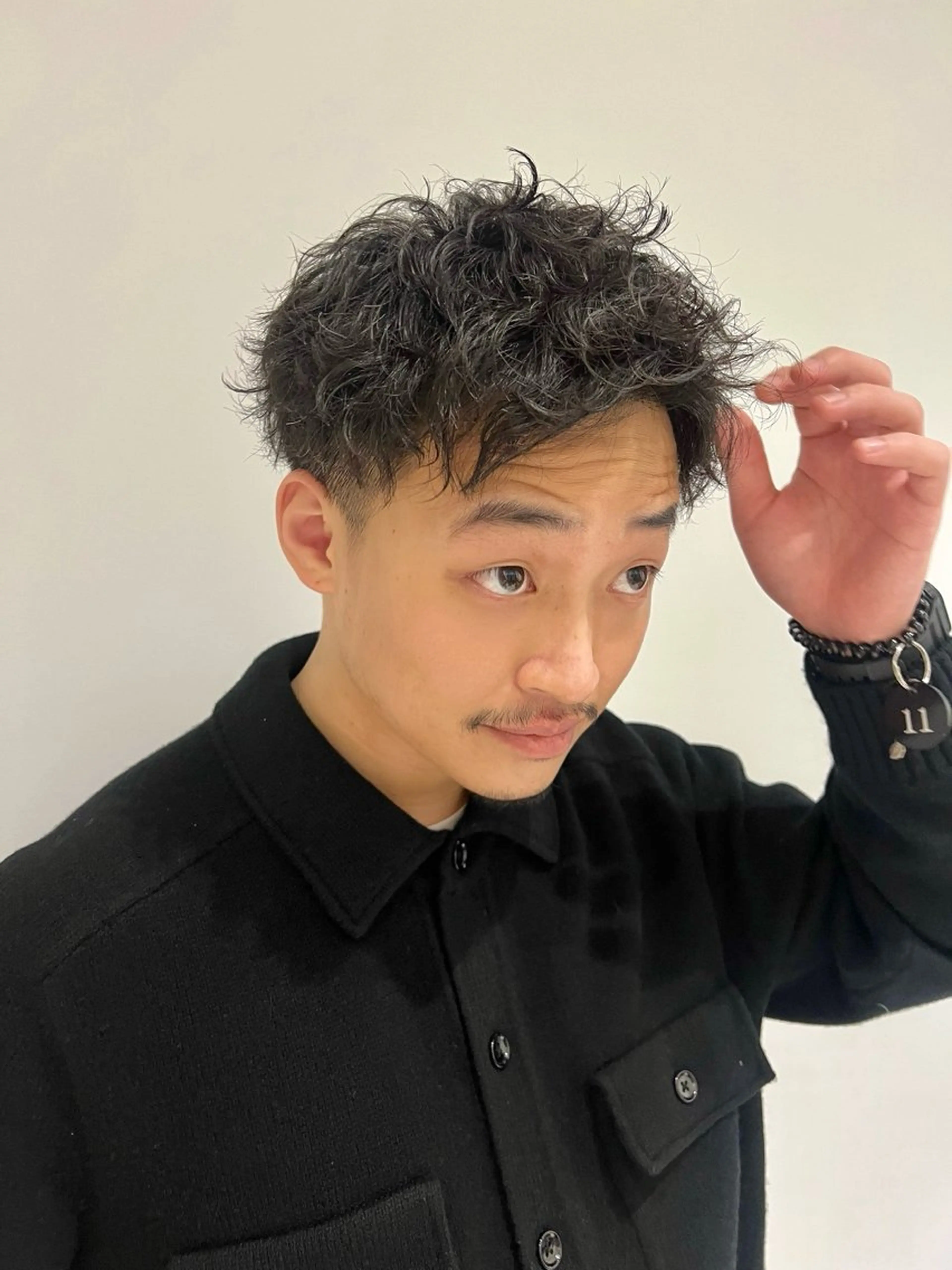 パーマ メンズ カット パーマ 宮永 智香のヘアスタイル