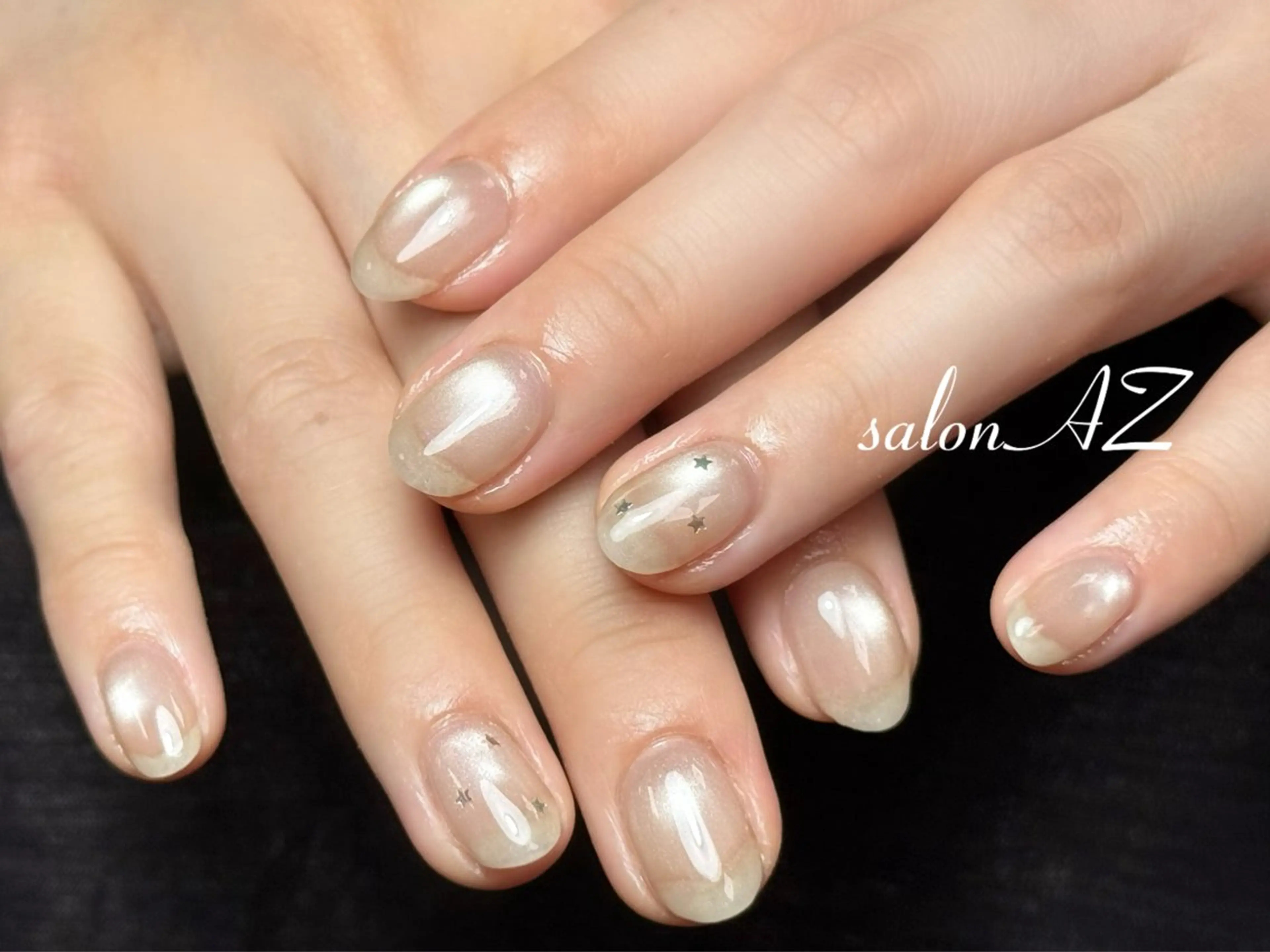 ネイル アートネイル フットネイル フレンチネイル マグネットネイル 持ち込み ハンドネイル salon AZのネイルデザイン