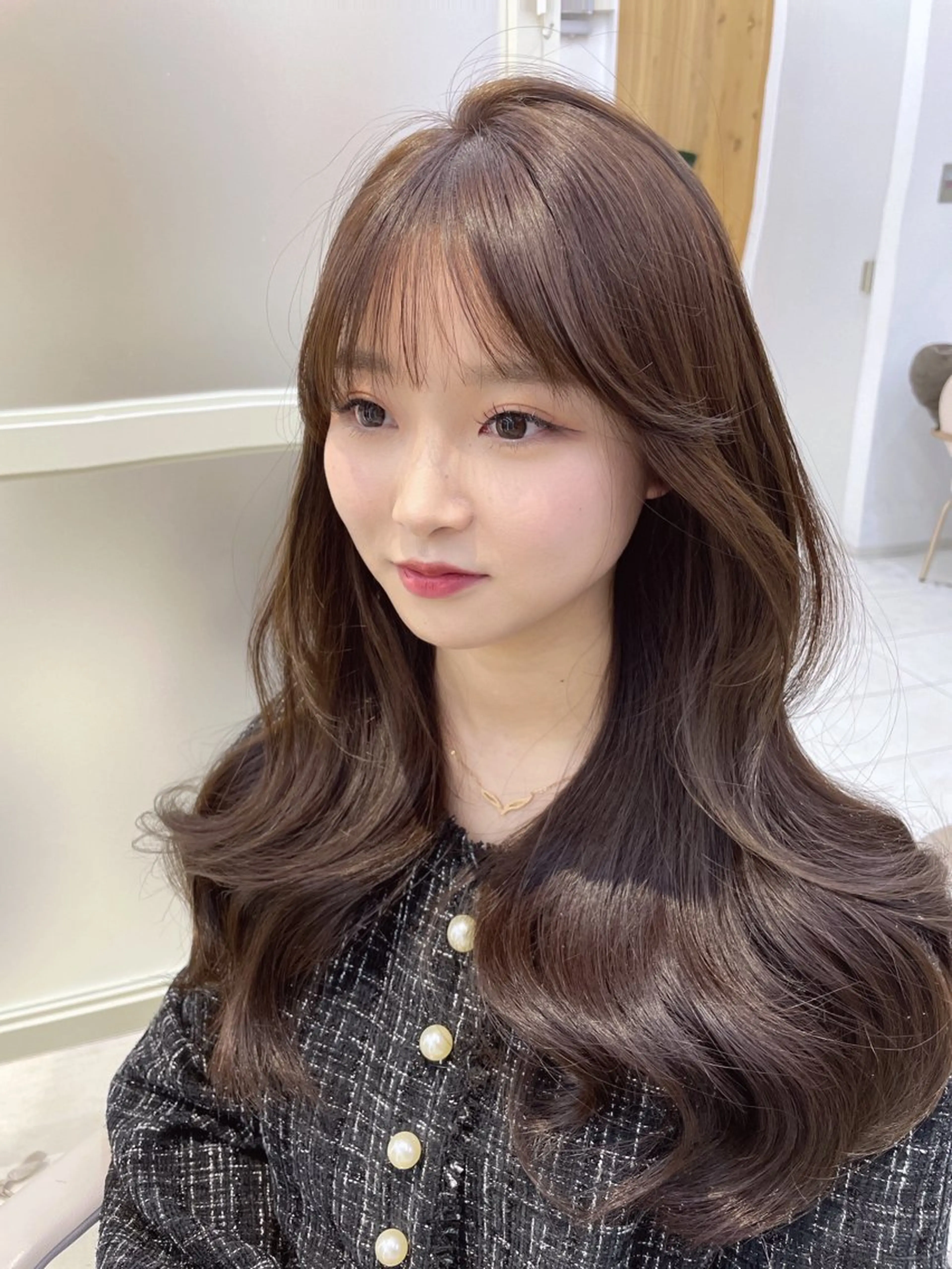 ロング カット ヘアカラー トリートメント レイヤー/顔周り /韓国ヘア/TAKUのヘアスタイル