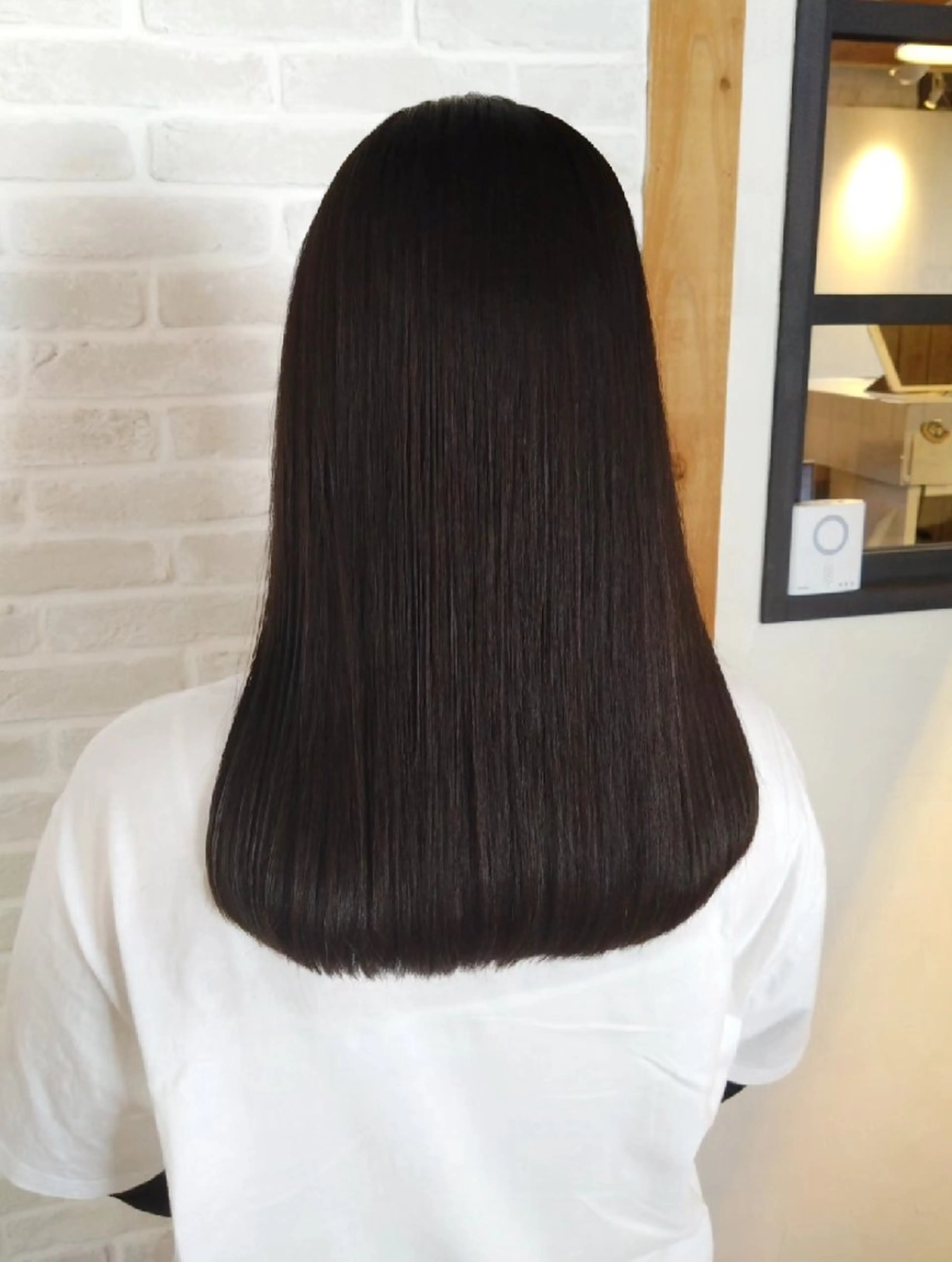 セミロング パーマ カット 縮毛矯正 トリートメント Topstylist ゆきこのヘアスタイル