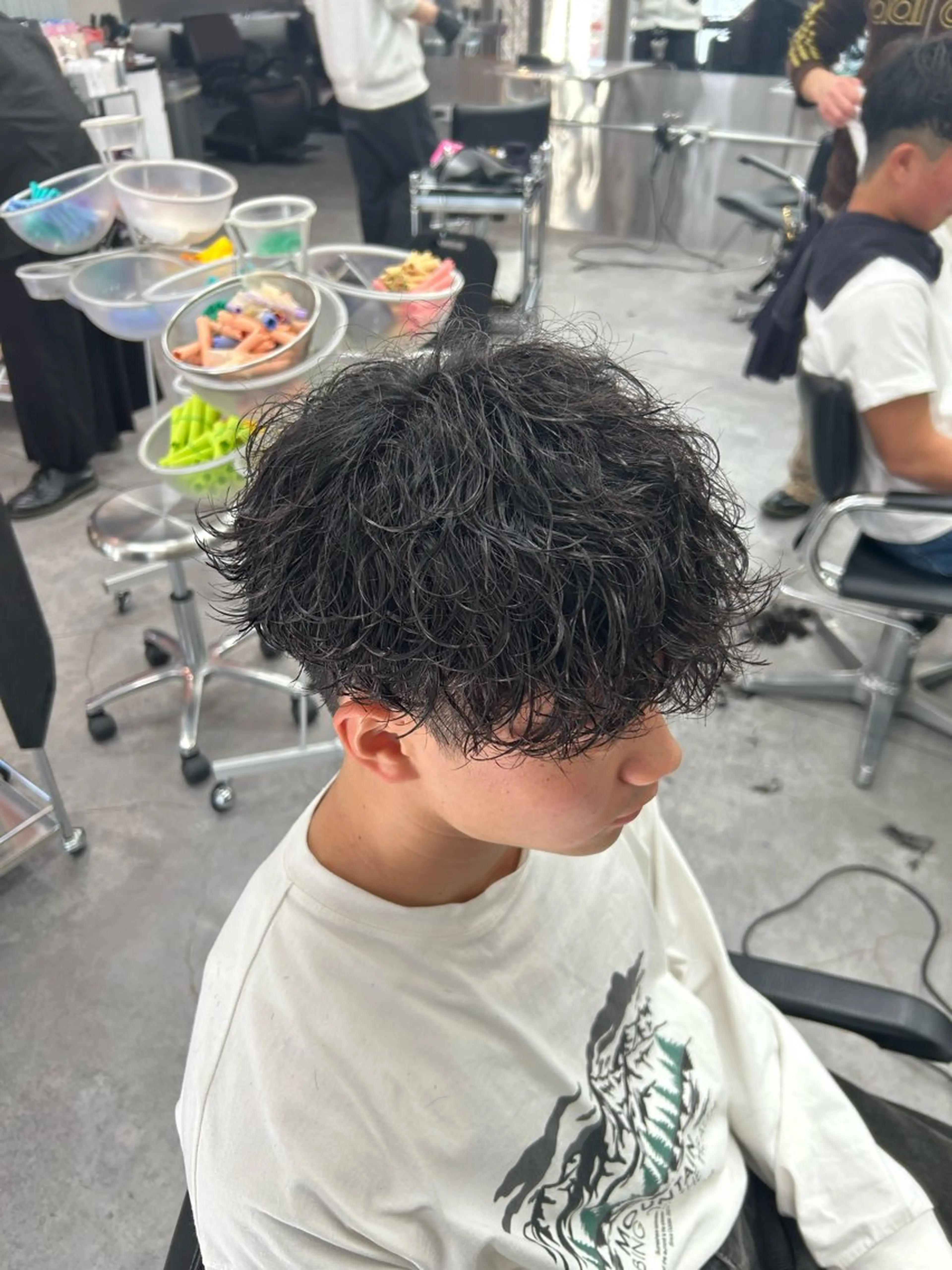 パーマ メンズ カット パーマ パーマ支持率No.1 ❤️🔥安成弾のヘアスタイル