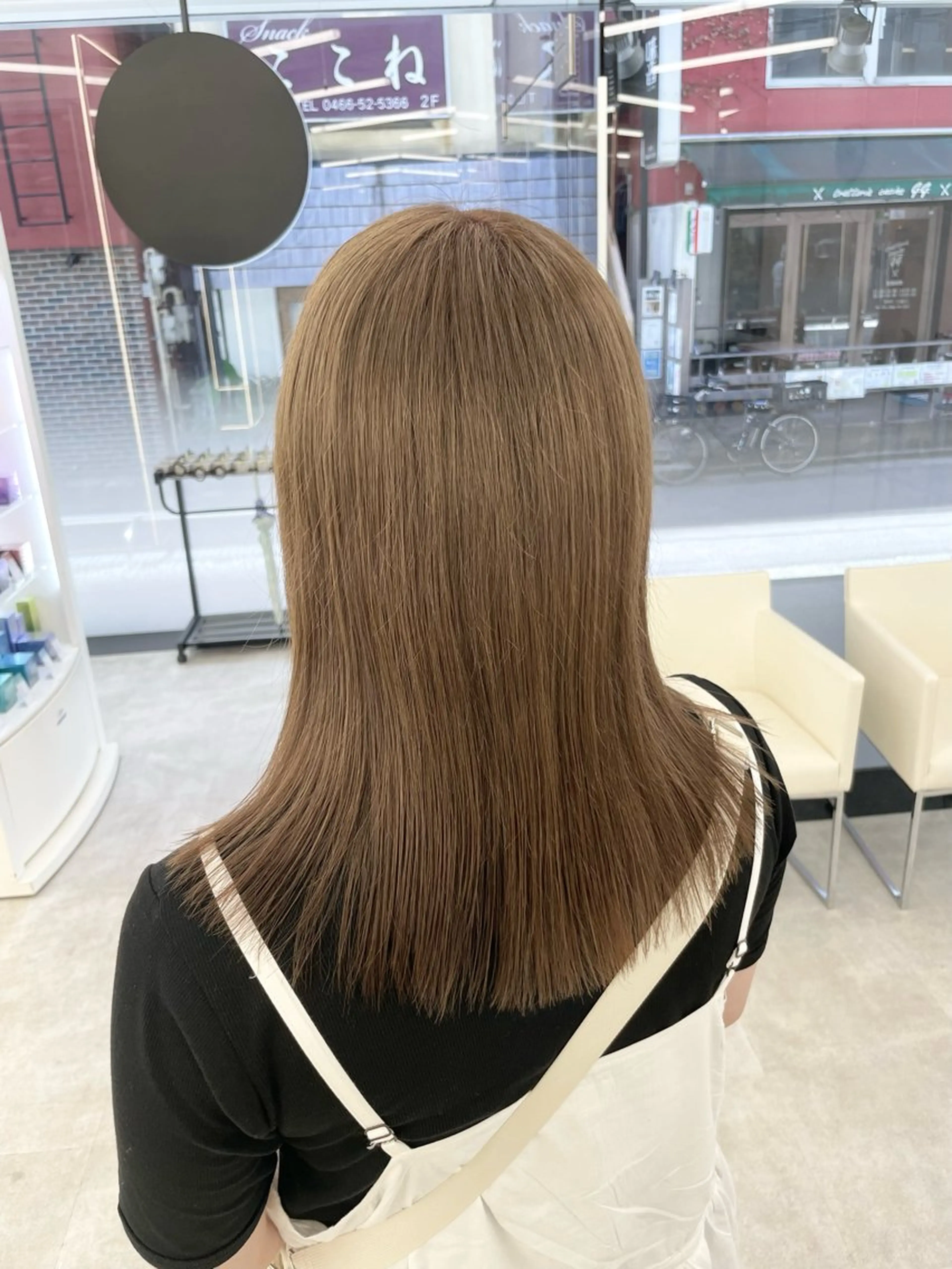 セミロング カラー ヘアカラー トリートメント 【Sweep】おじま のぞみのヘアスタイル