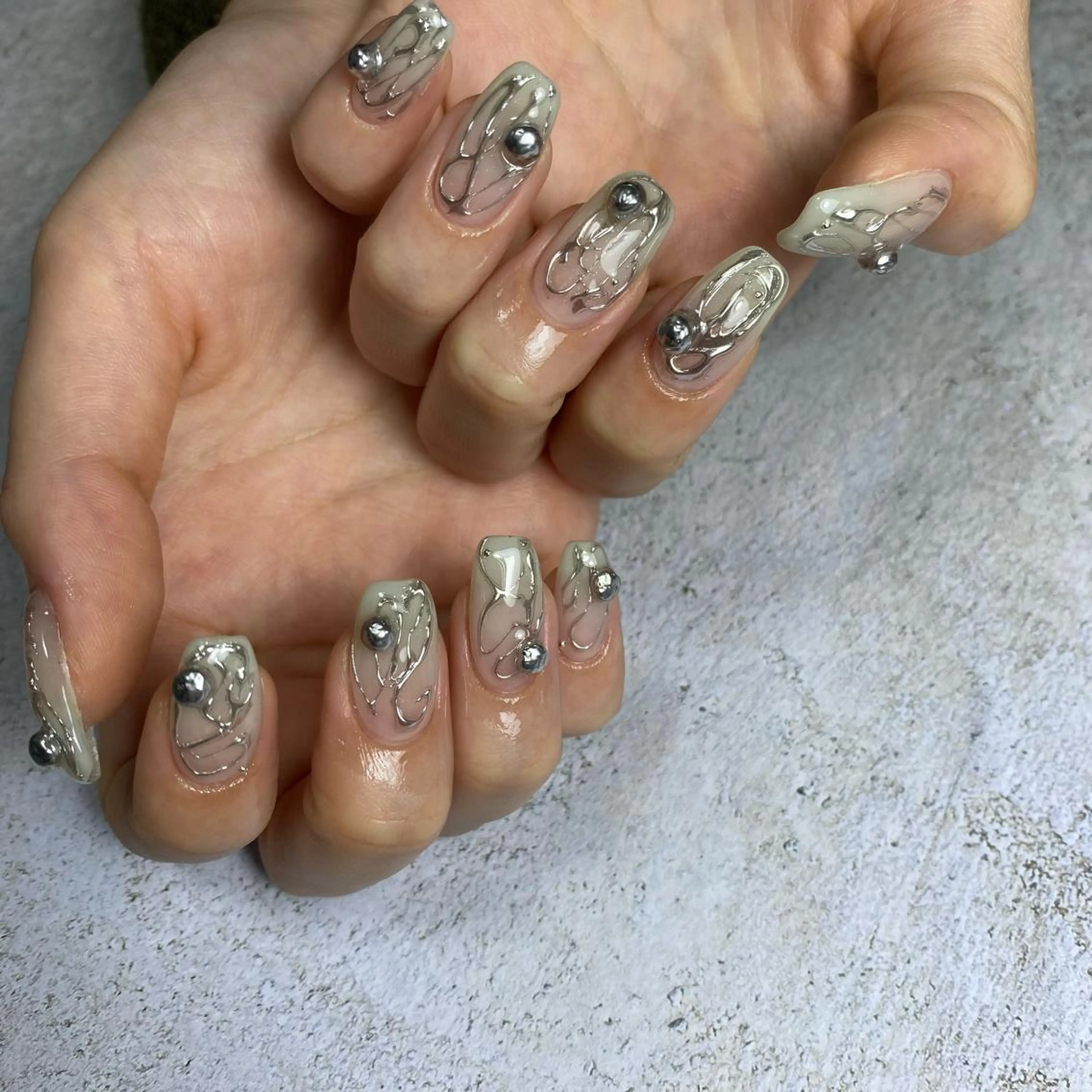 ネイル ハンドネイル Re:Smil所属・☺︎ NOZOMI☺︎のネイルデザイン