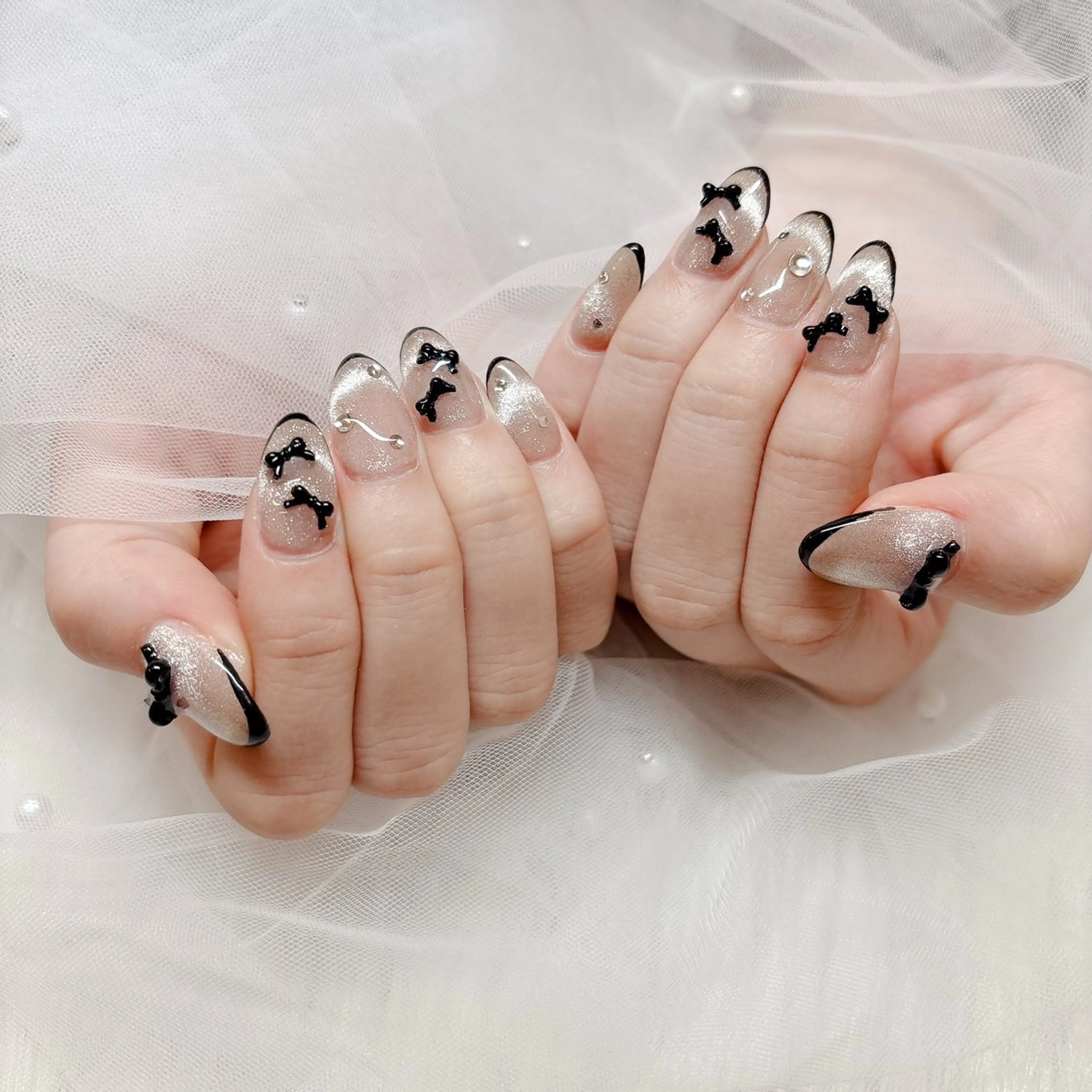 ネイル フレンチネイル ハンドネイル 中野駅徒歩5分💅 ラクロレのネイルデザイン