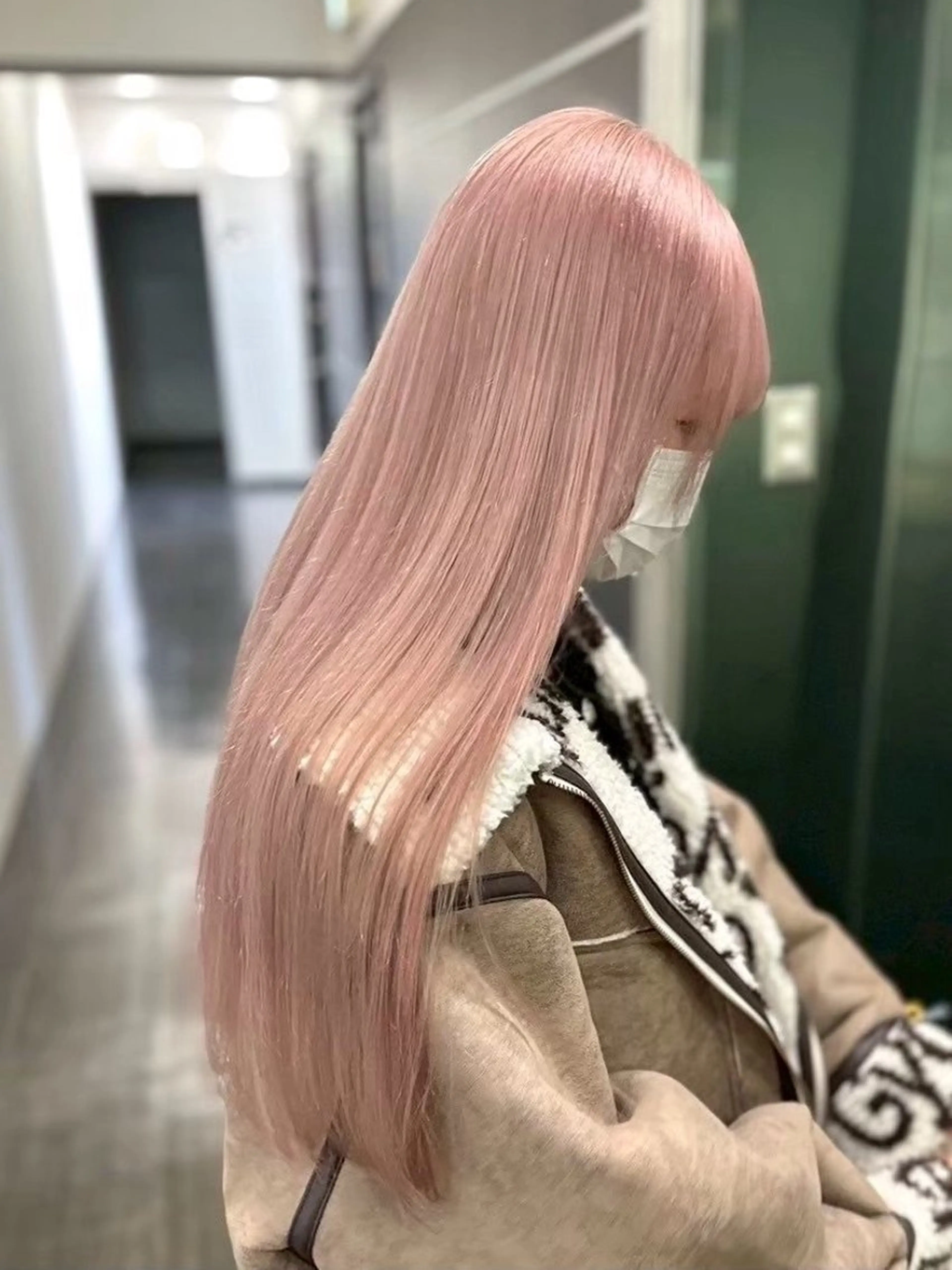 ロング カラー 曲がる縮毛矯正✨️ パーマ🌀 晃哉‎のヘアスタイル