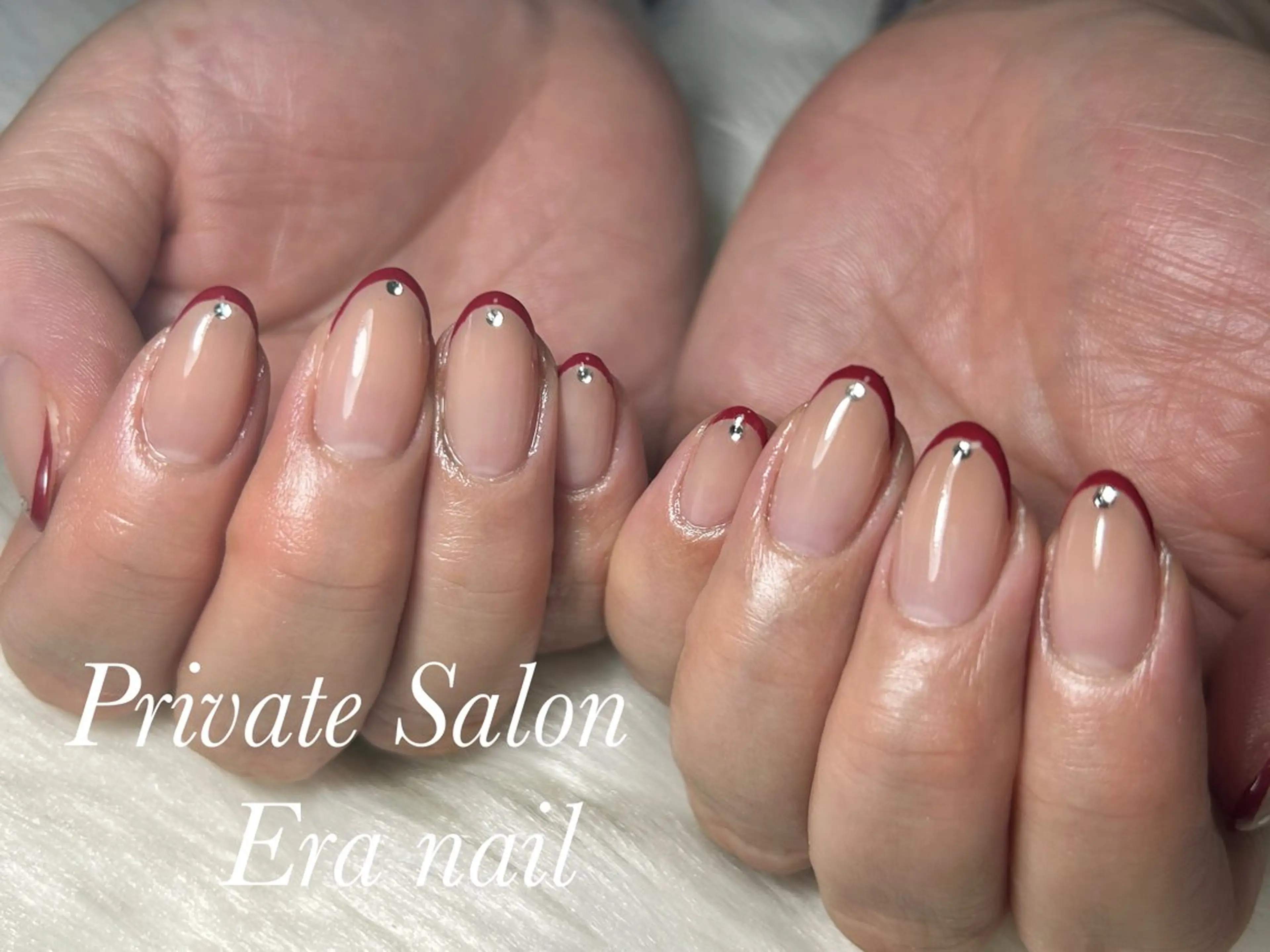 ネイル フレンチネイル グラデーション ハンドネイル Era nailのネイルデザイン