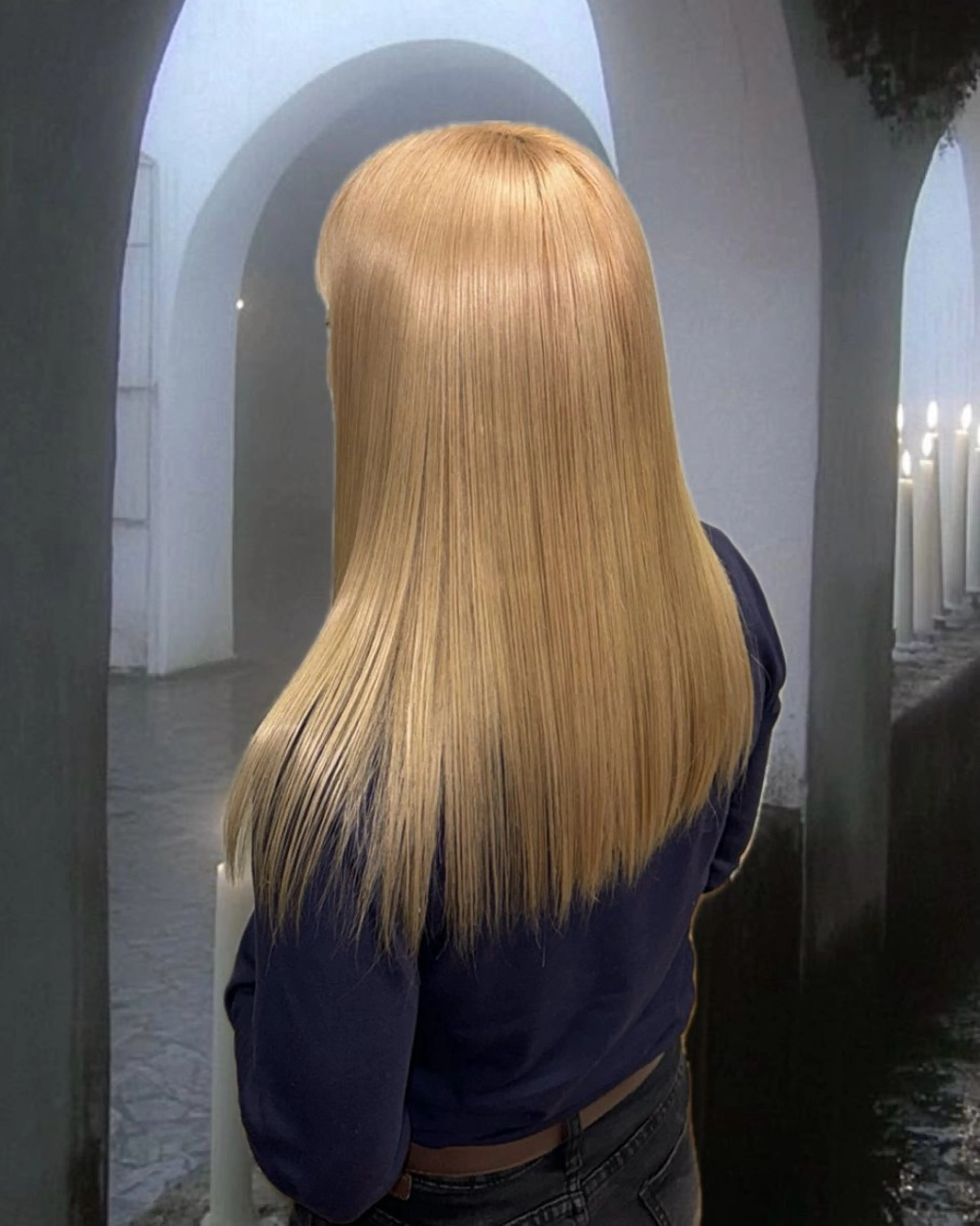 カラー ブリーチ ケアブリーチ ハイトーンカラー ヘアカラー ⟡nalu.⟡ そうだいのヘアスタイル