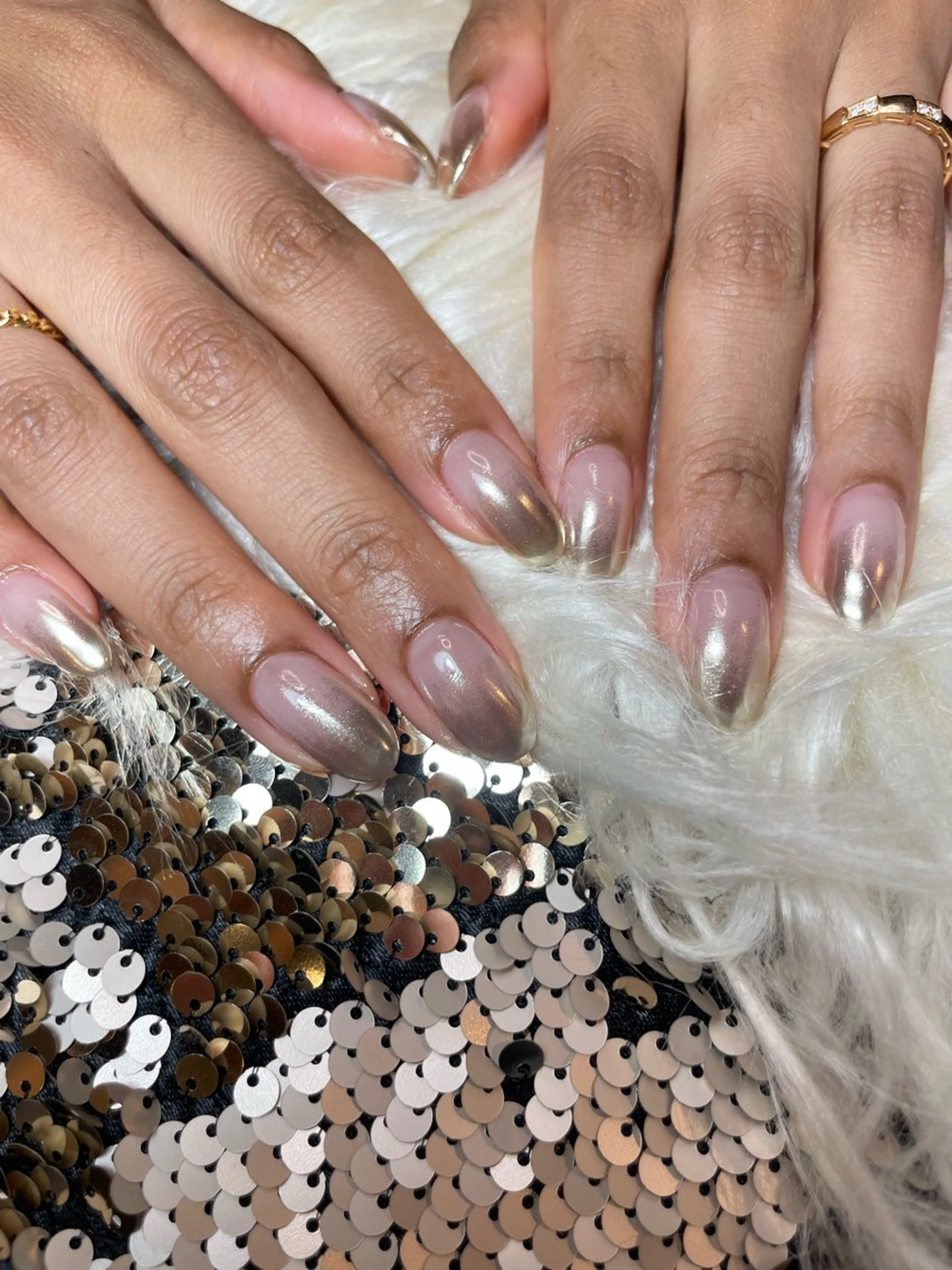 ネイル グラデーション ミラーネイル kawaiinail SONIYAのネイルデザイン