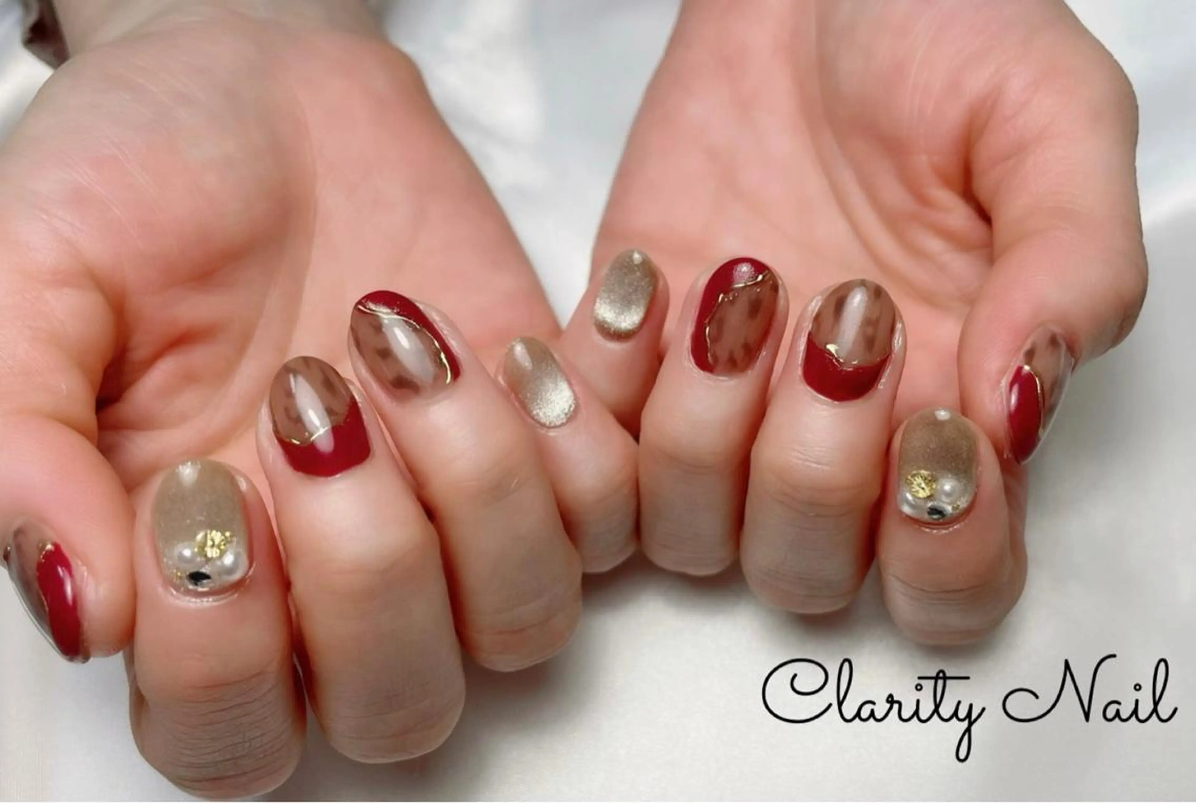 ネイル アートネイル 持ち込み ハンドネイル Clarity Nailのネイルデザイン