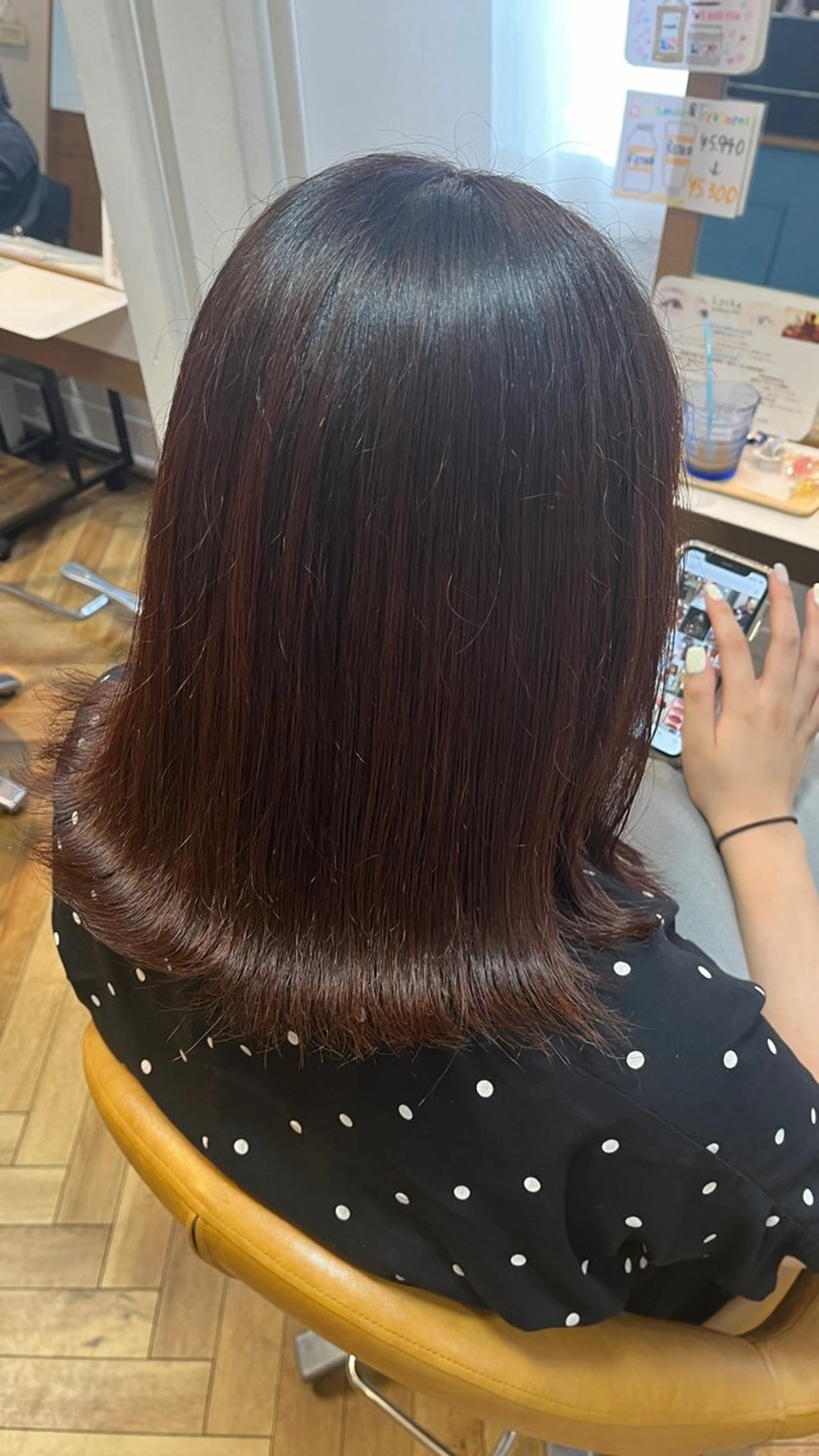ミディアム カラー 天王寺美容室/カット モデル募集/miiaのヘアスタイル