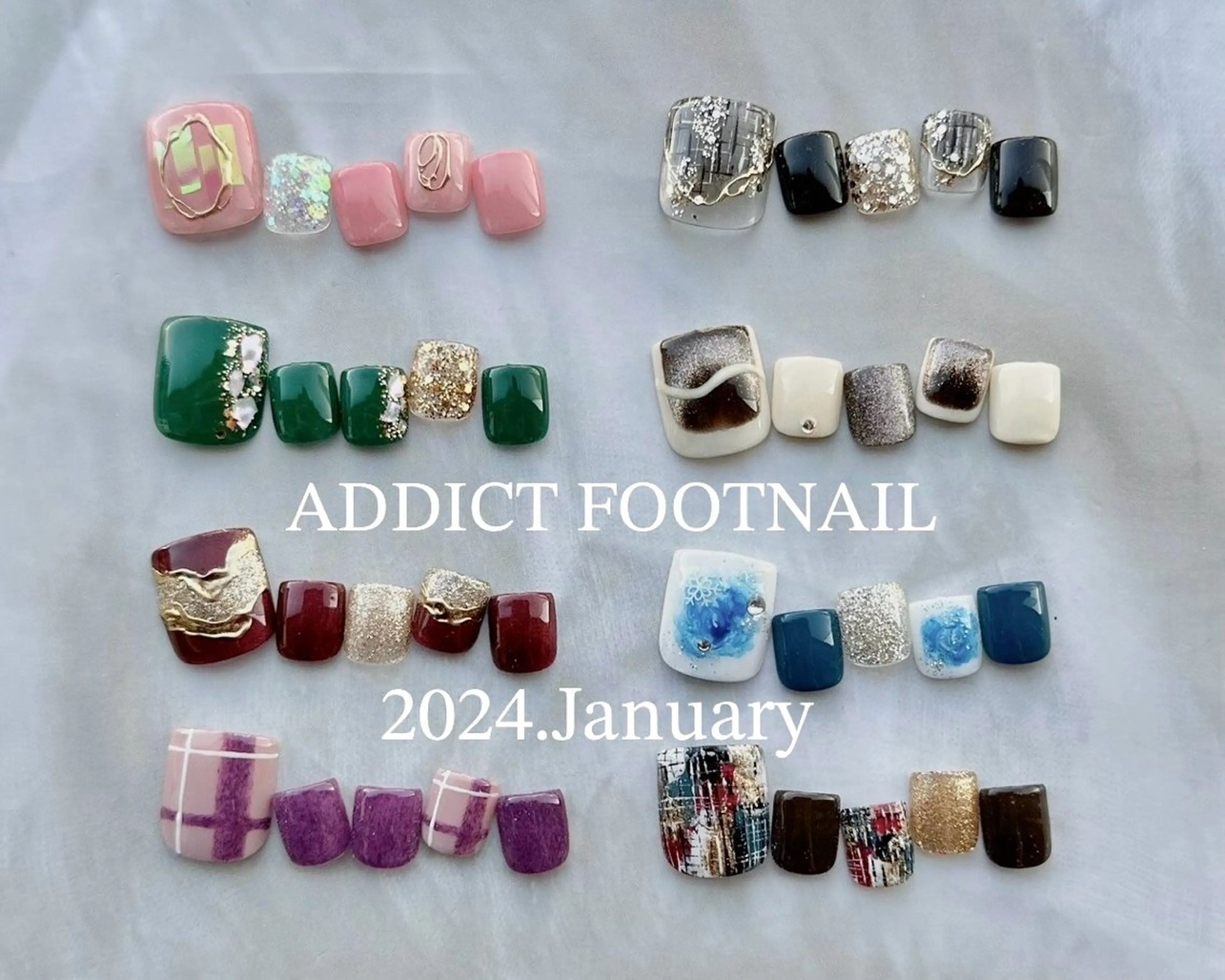 ネイル フットネイル ADDICT アディクトのマツエク・マツパデザイン