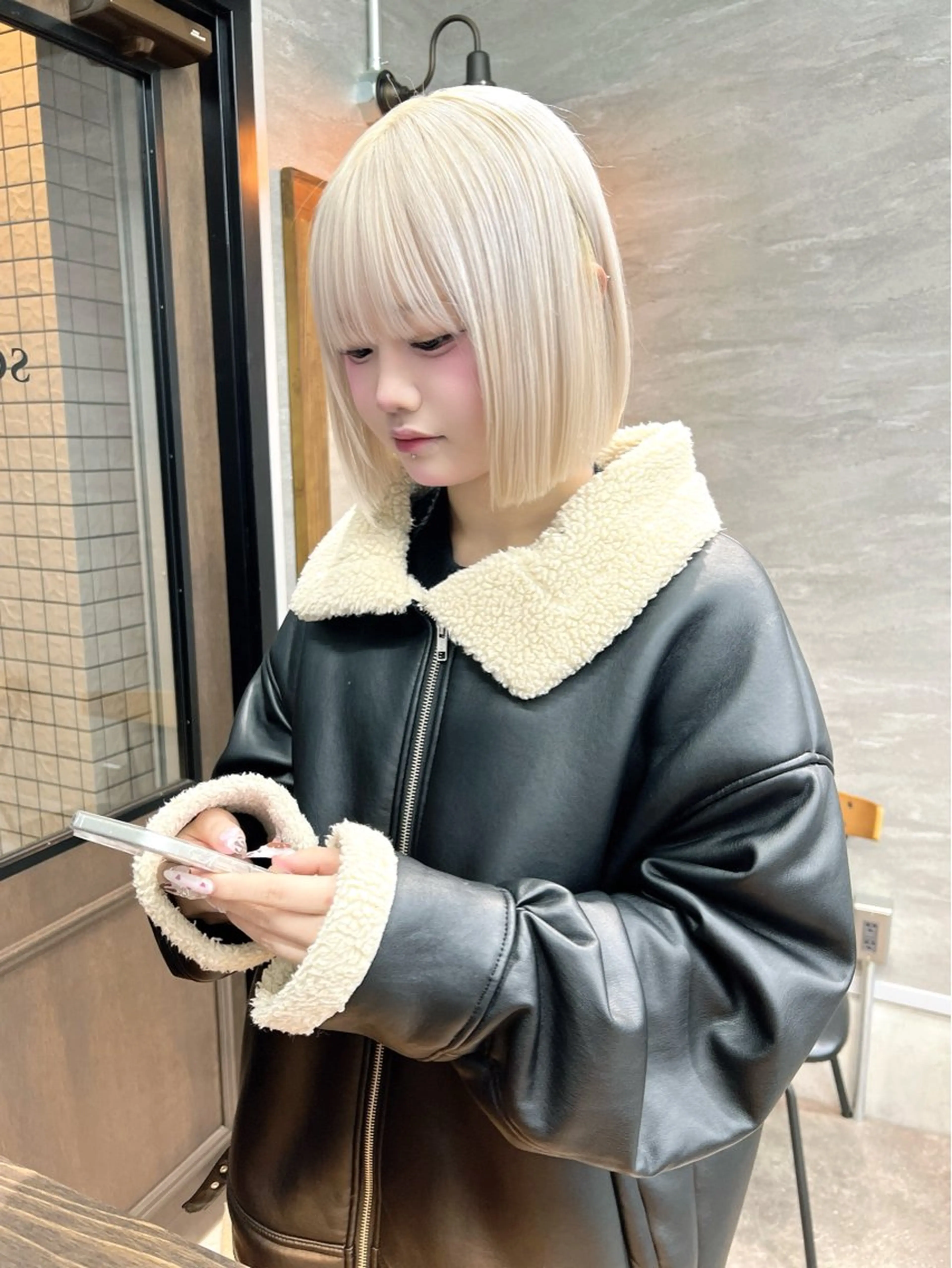 ショート ボブ 🌈ハイトーン/ボブ 🌈のヘアスタイル