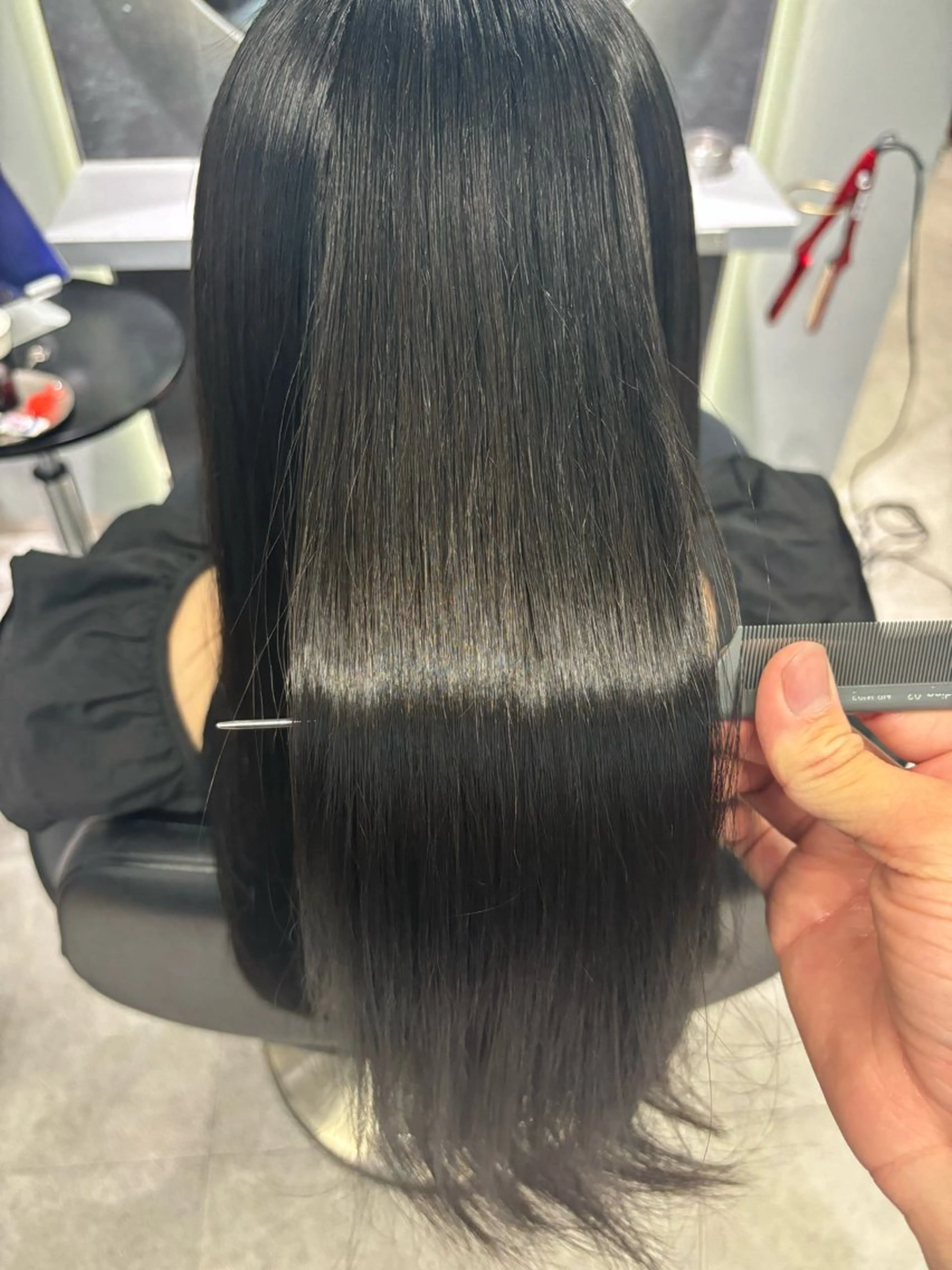 ロング カット 縮毛矯正 トリートメント 🫧髪質改善🫧 佐々木隆誠のヘアスタイル