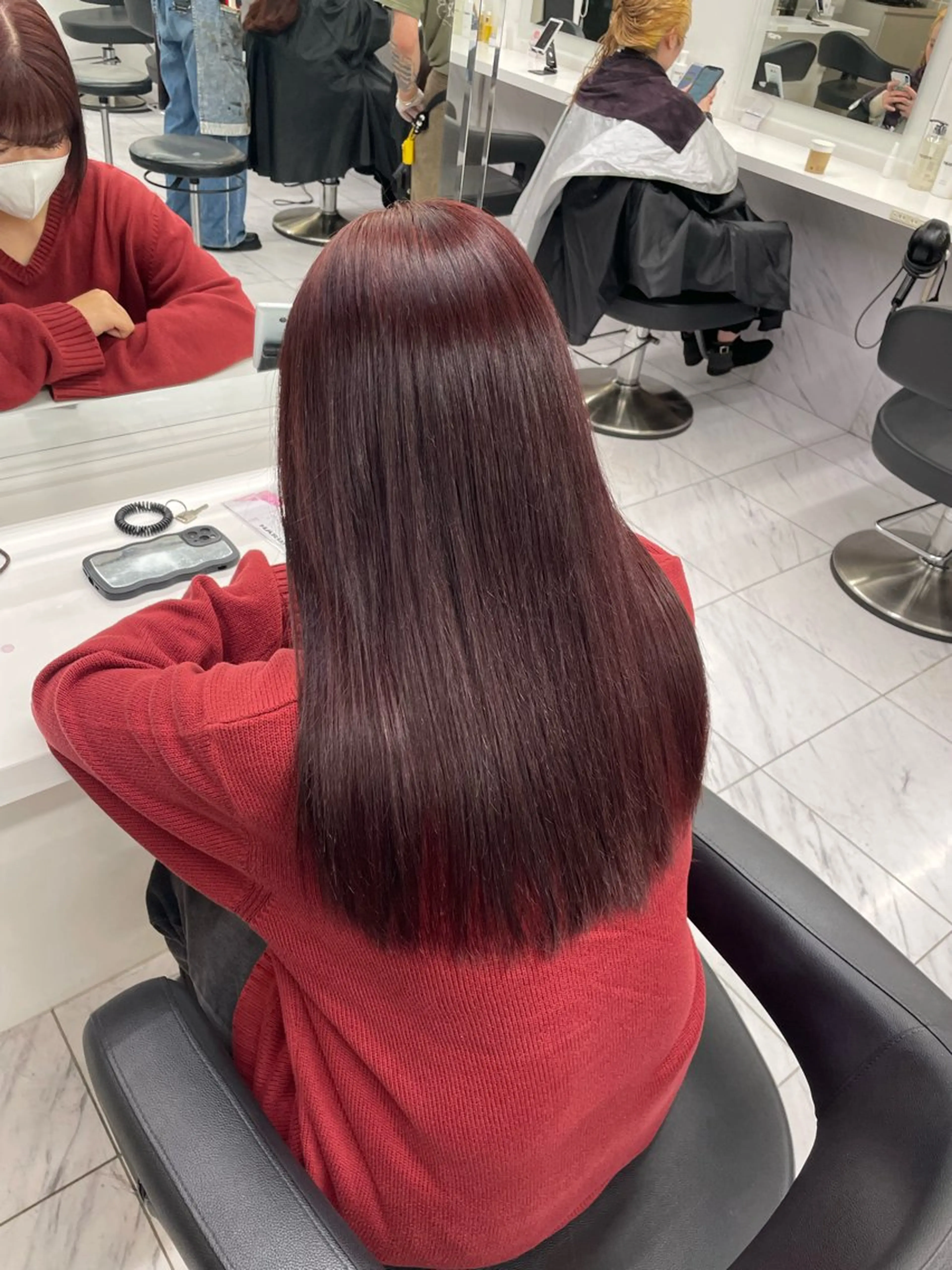 ロング カラー ヘアアレンジ ヘアカラー トリートメント ヘアセット 💗横浜美容室 💗HARUNAのヘアスタイル