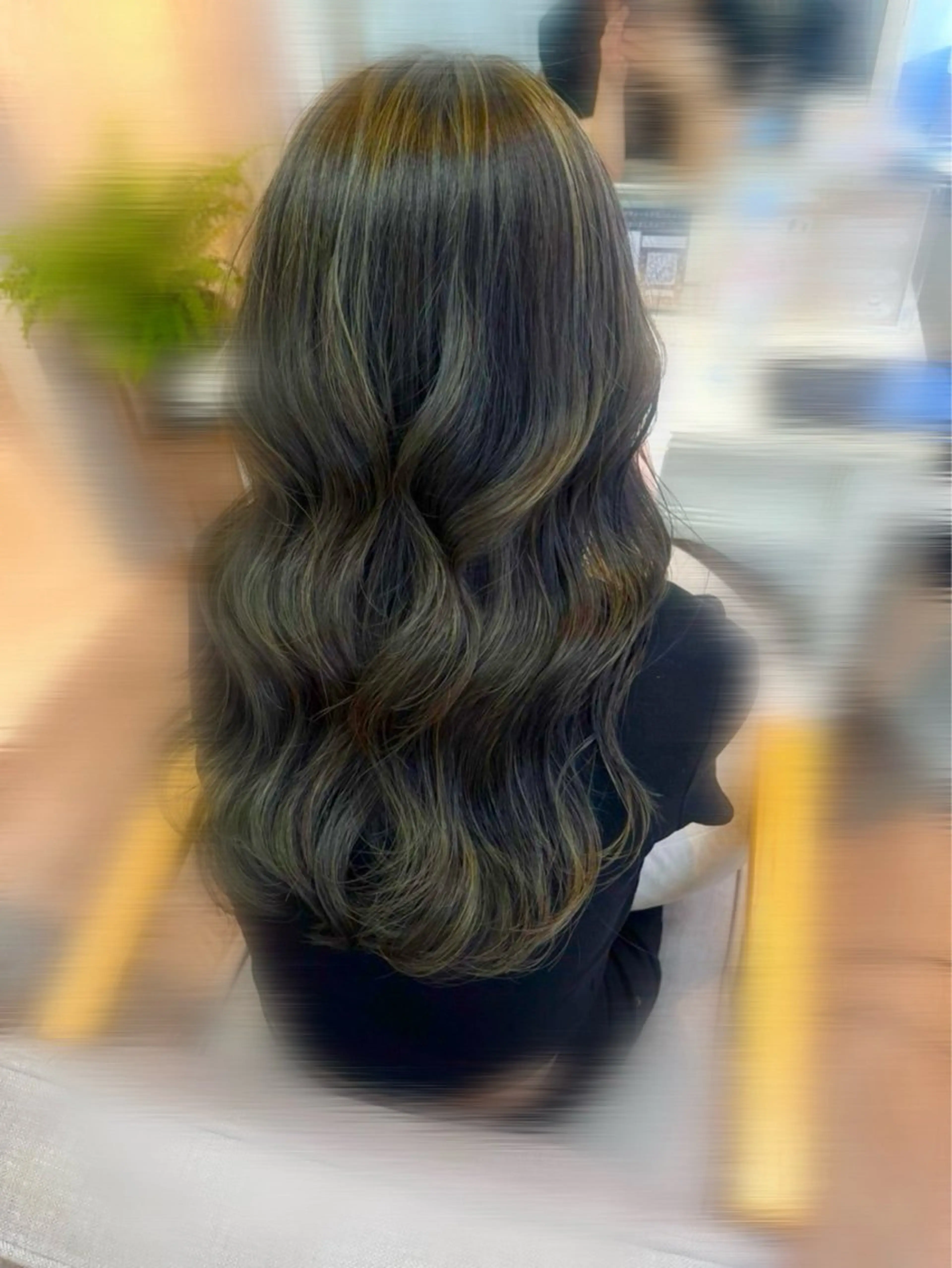 カラー ブリーチ 透明感カラー ブリーチなしカラー ヘアカラー のぞみ/透明感カラー /トリートメントのヘアスタイル