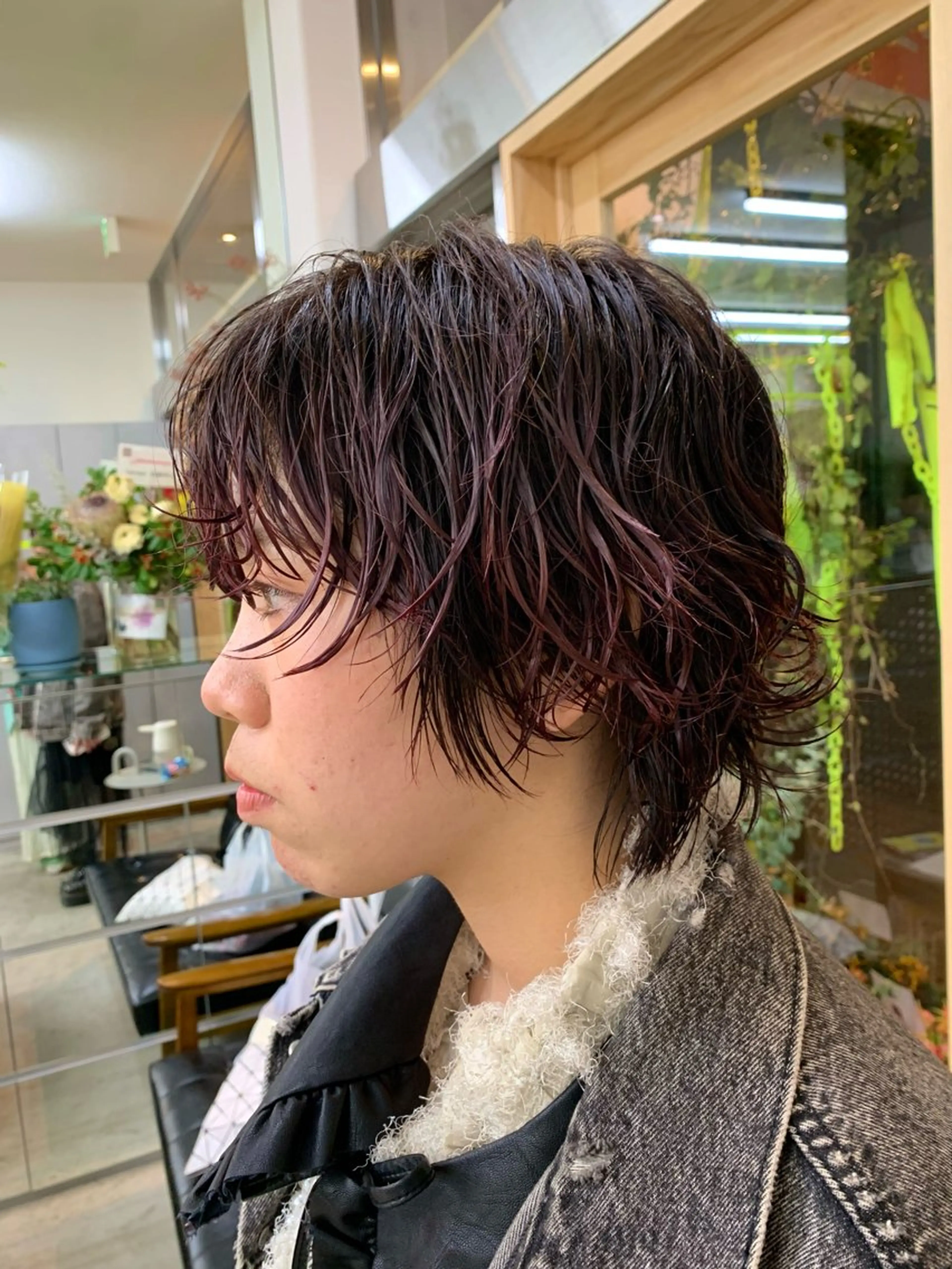 ショート パーマ 原田 穂真のヘアスタイル