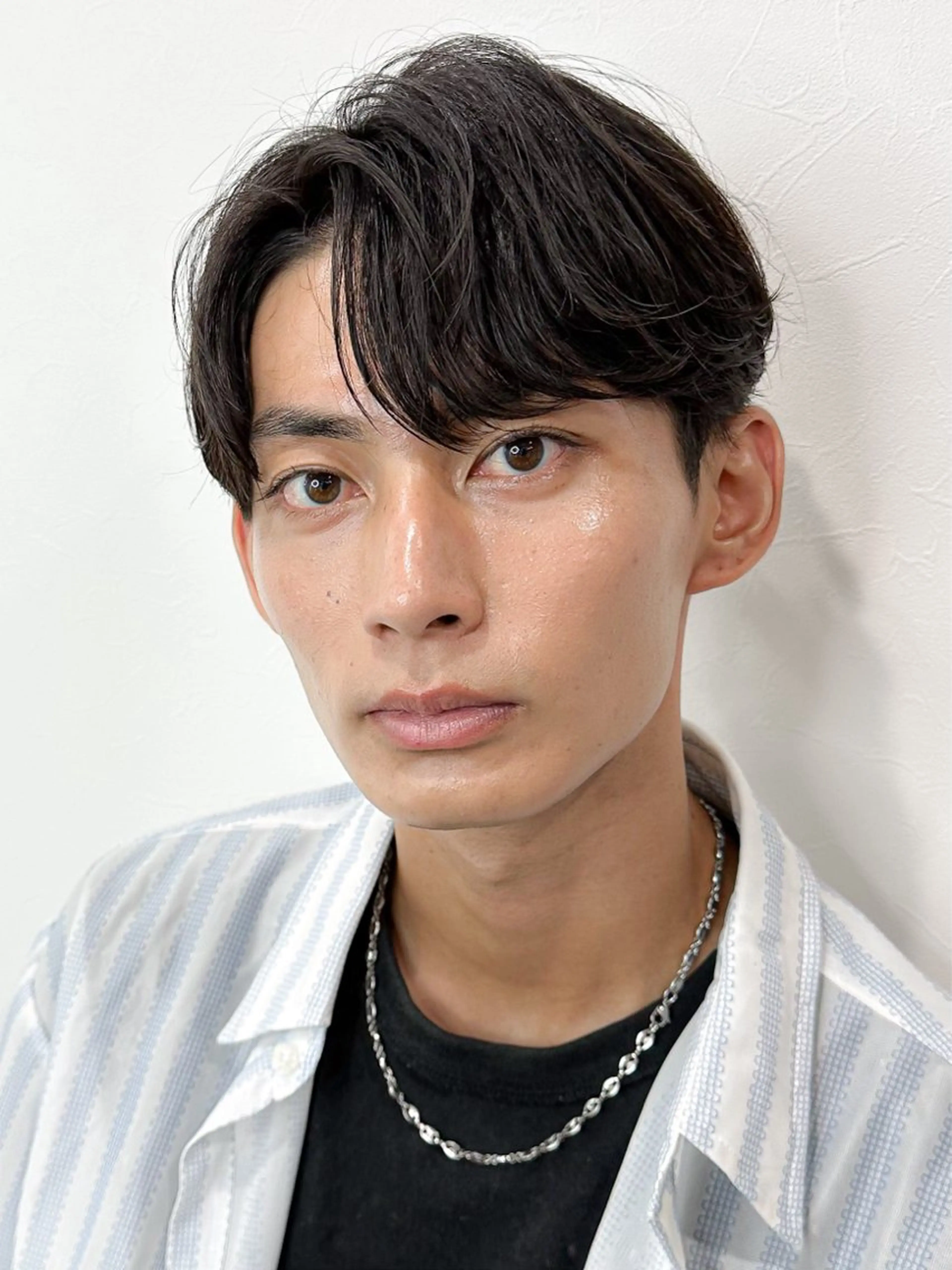 メンズ パーマ/ダブルカラー ブリーチ⭐️海斗のヘアスタイル