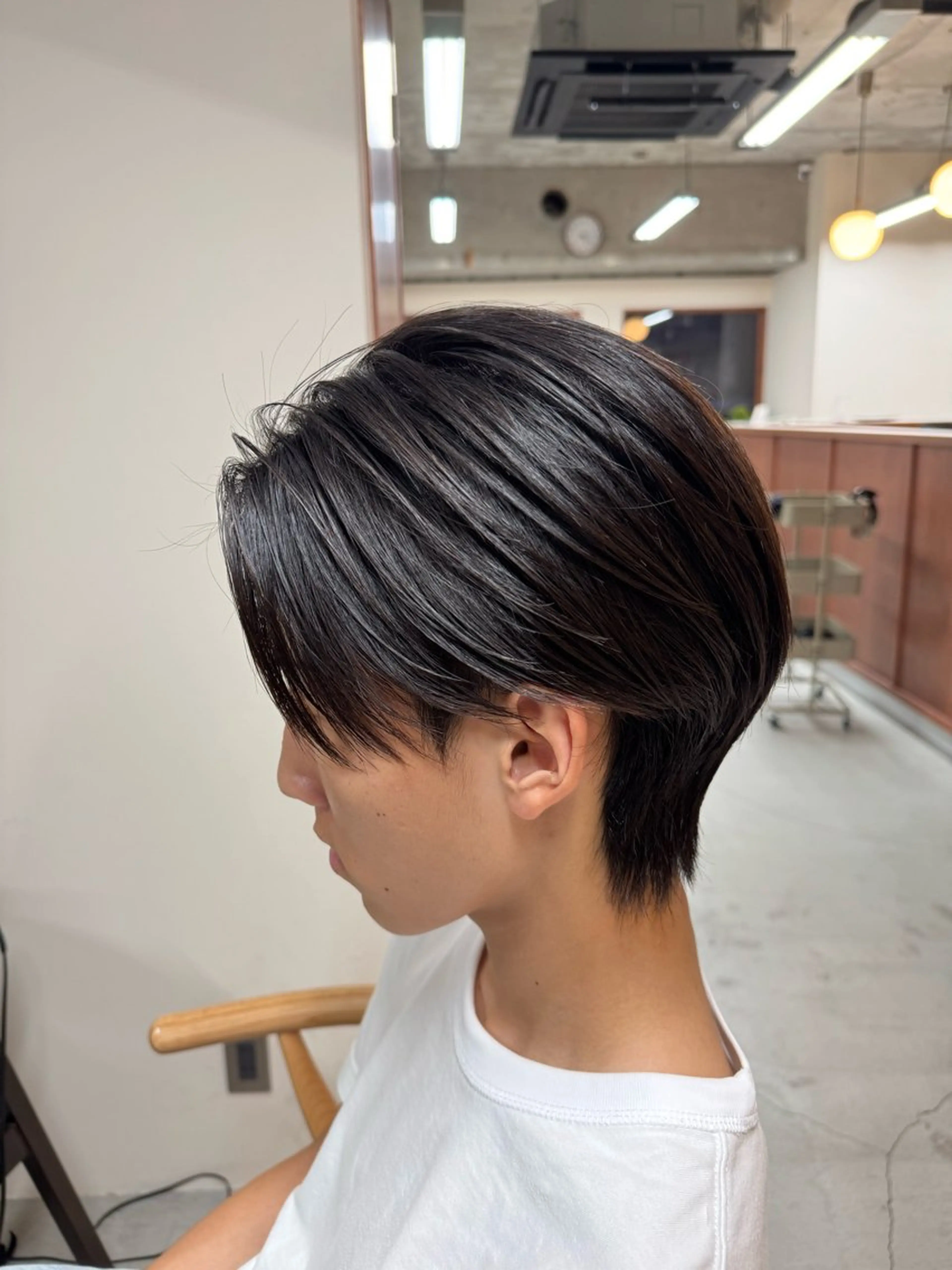 ショート パーマ メンズ 髪質改善 縮毛矯正 雪音/美髪縮毛矯正 /ニュアンスパーマのヘアスタイル