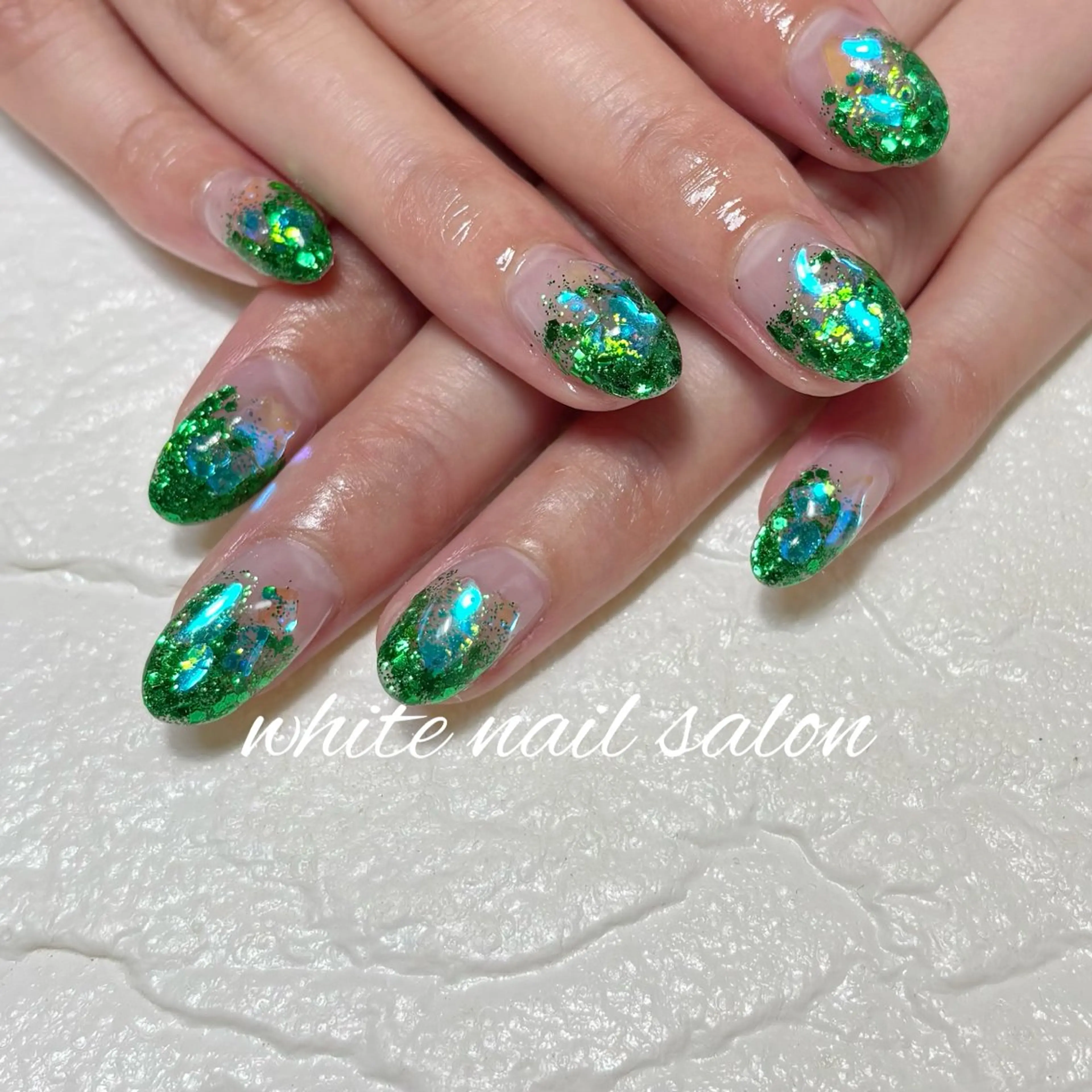 ネイル フットネイル ハンドネイル white nail salonのネイルデザイン
