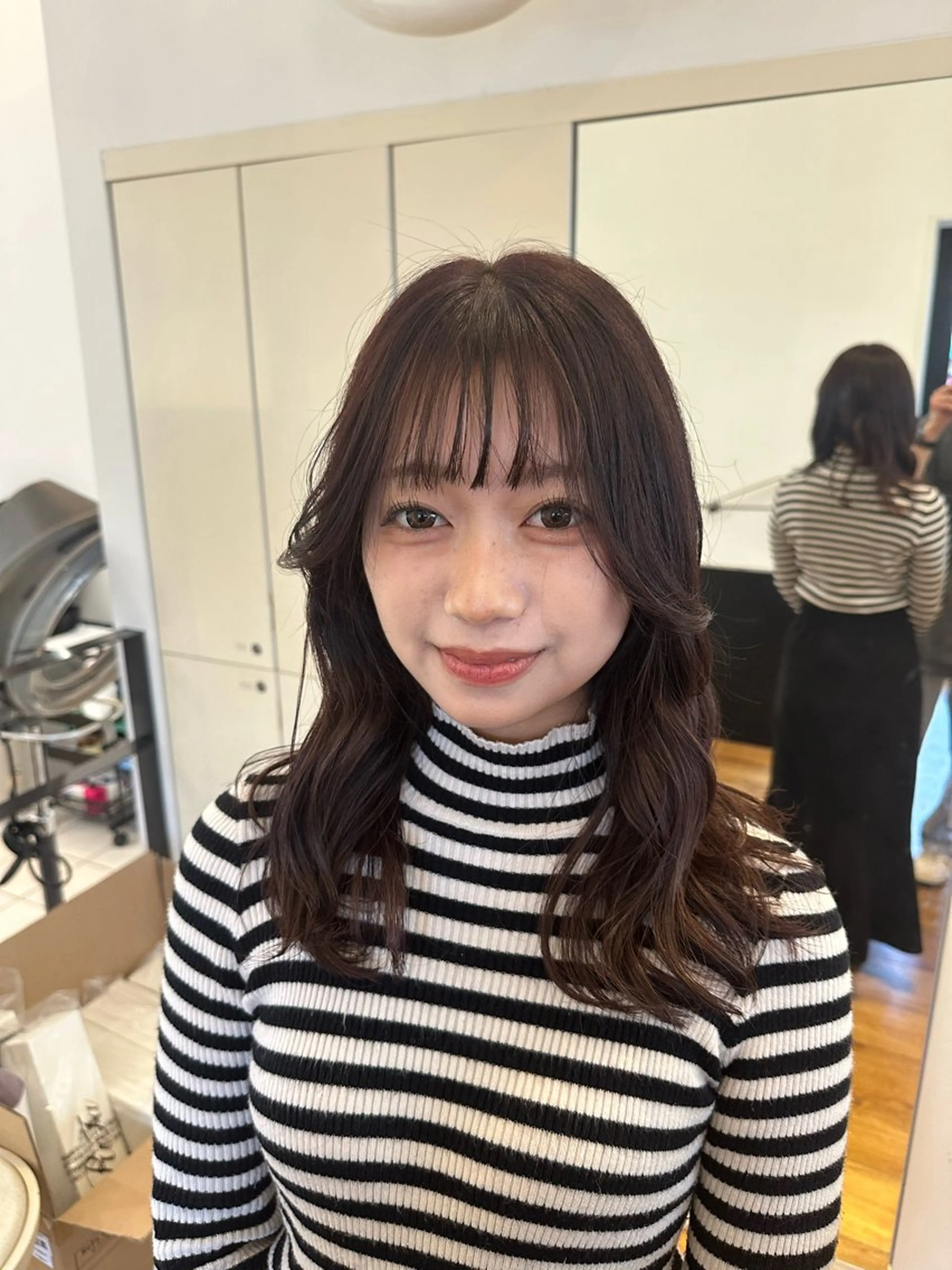 カラー ピンクカラー ローズカラー ヘアカラー トリートメント 安藤 太一のヘアスタイル