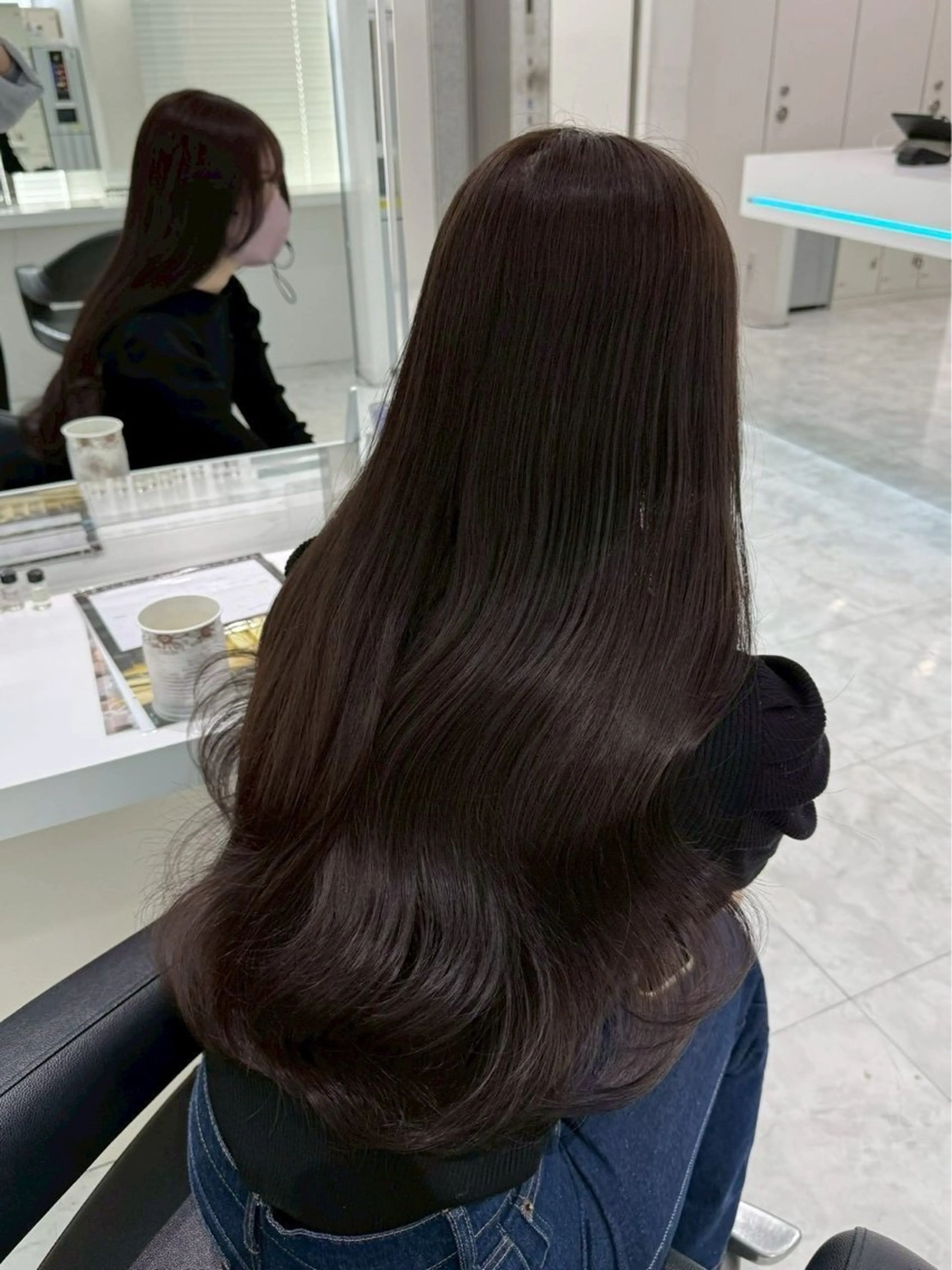 ロング カラー ブラウンカラー ヘアカラー 🧸うる艶ブラウン sego🧸のヘアスタイル