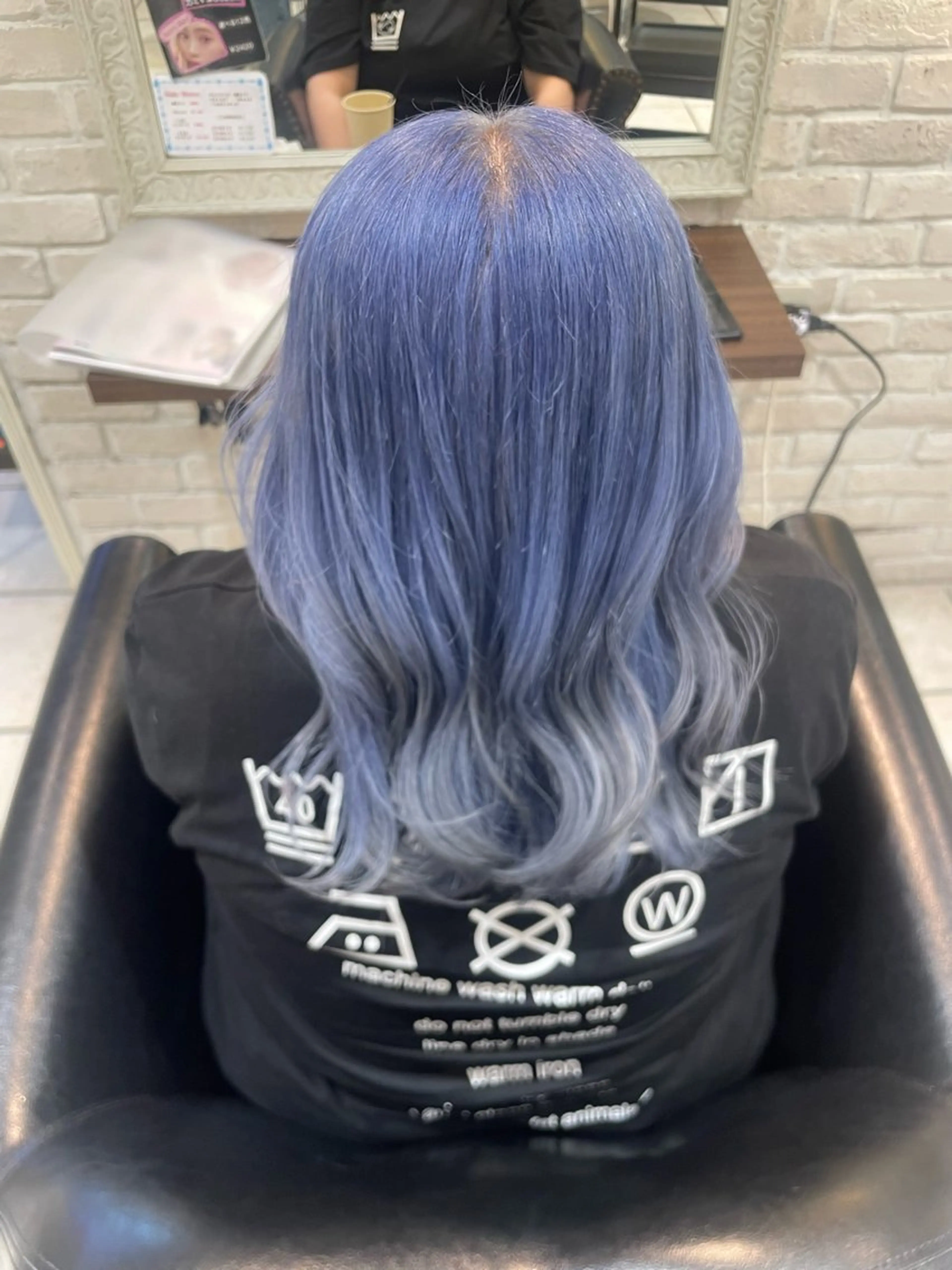 セミロング カラー 🩵RIKO🩵 透明感カラー🫧のヘアスタイル