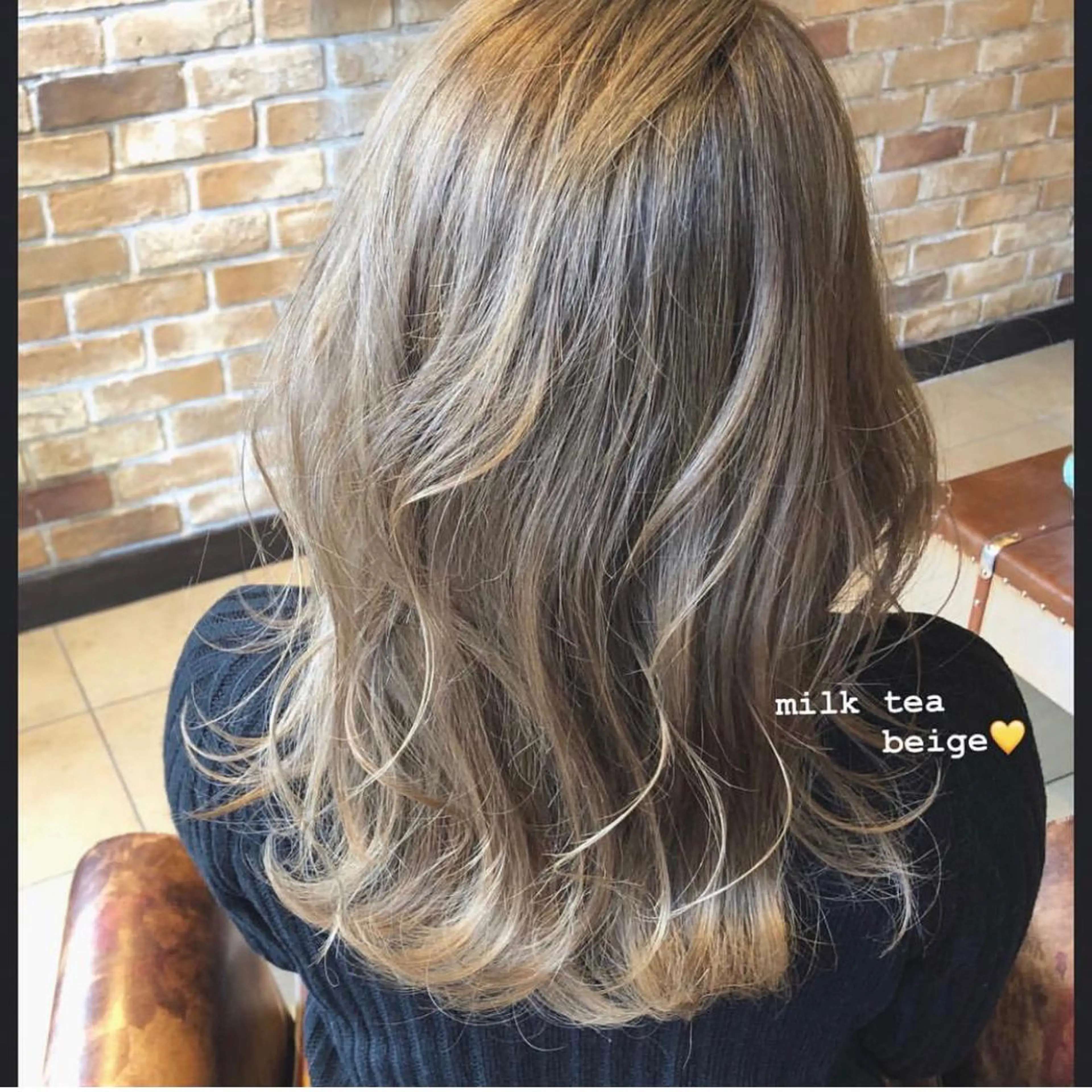 セミロング カラー ヘアカラー トリートメント Lyhair🦊🎀 AKIのヘアスタイル