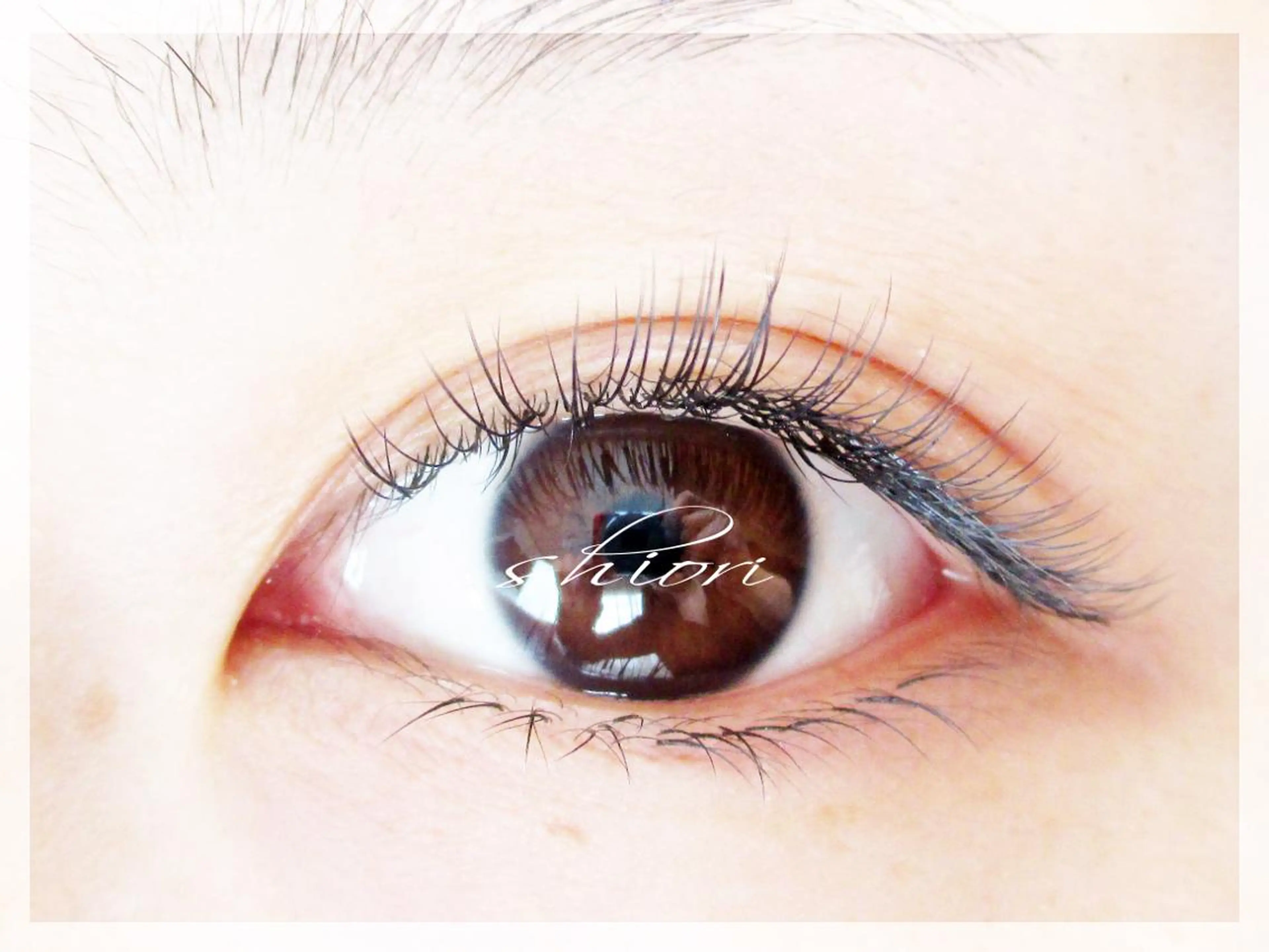 〈初回オフ無料〉漆黒&ふわ軽フラットラッシュ120本の写真